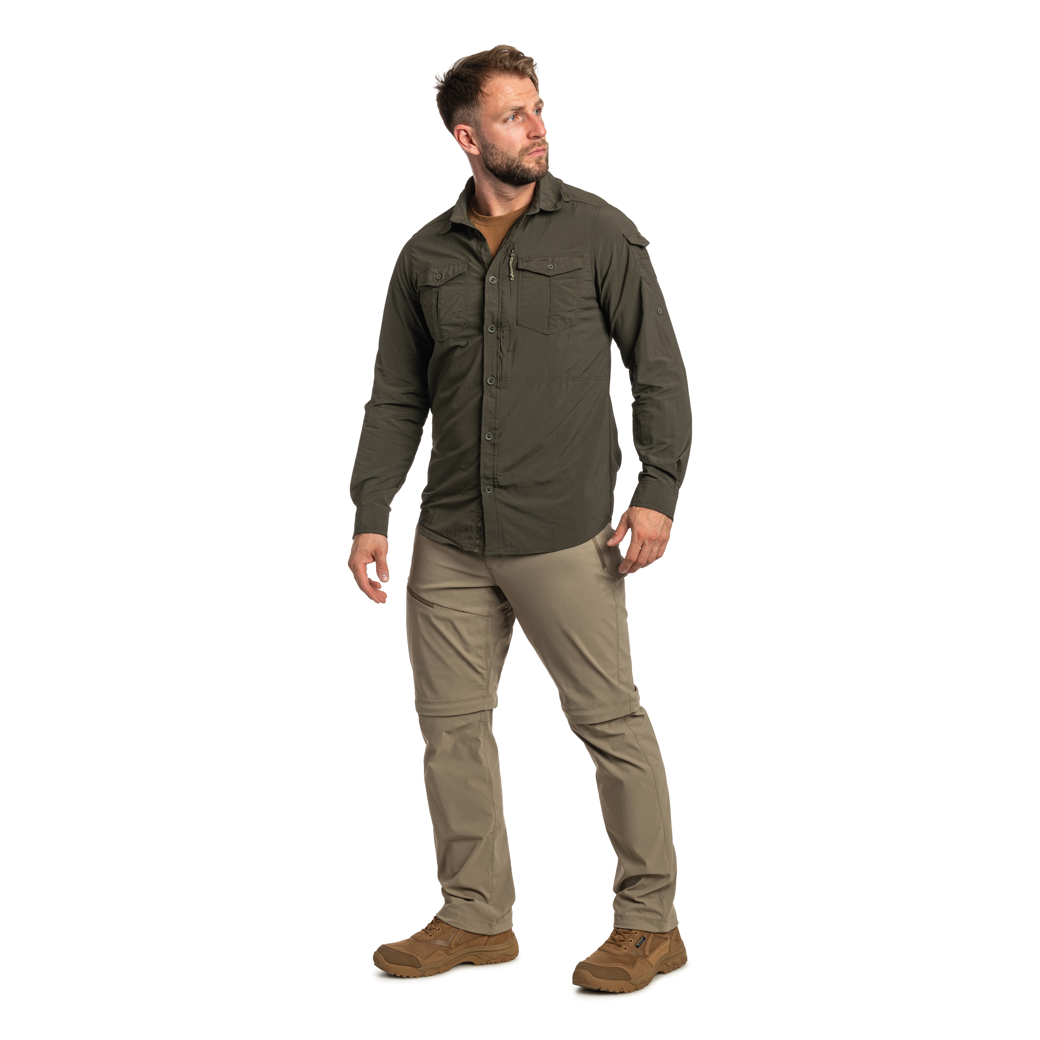 Spodnie Craghoppers NosiLife Pro Convertible III - Pebble