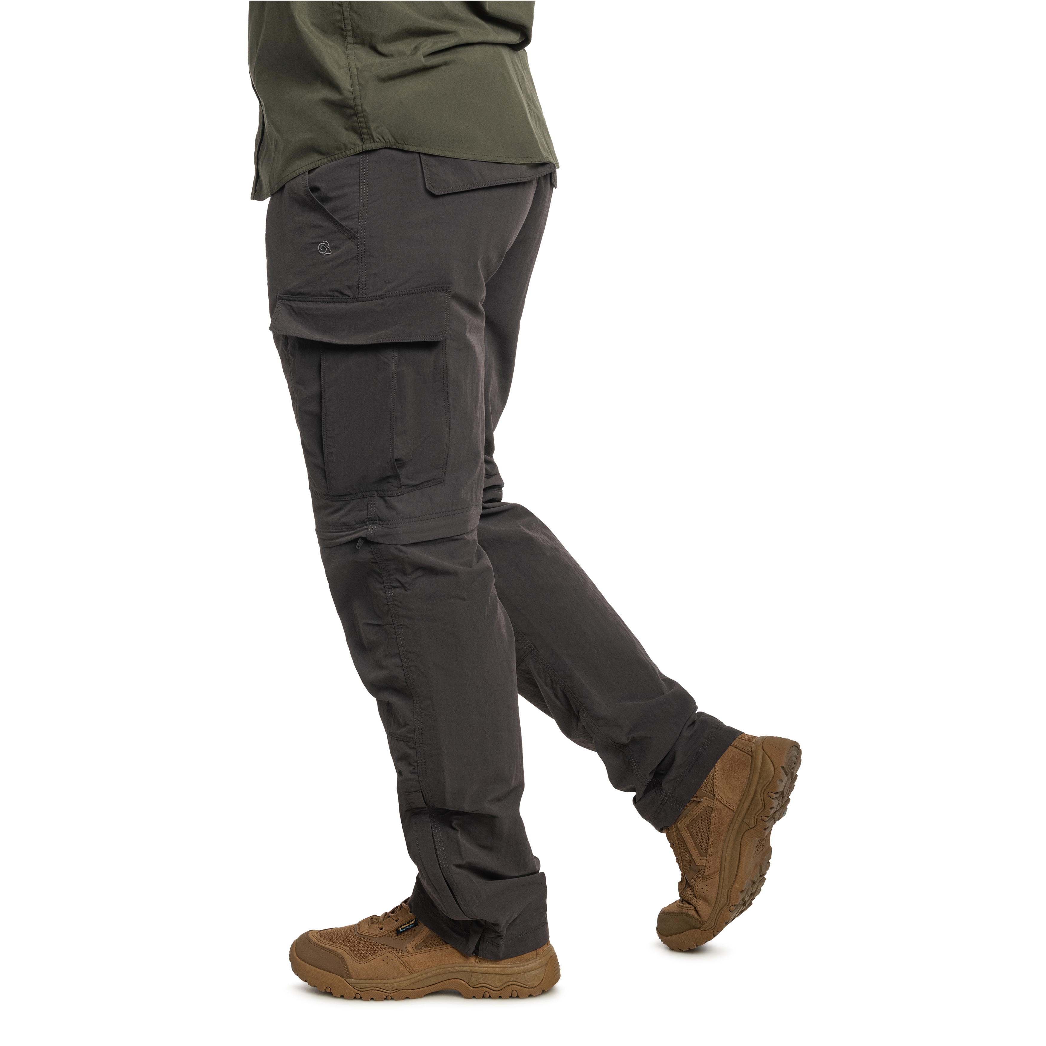 Spodnie Craghoppers NosiLife Convertible Cargo III - Black Pepper