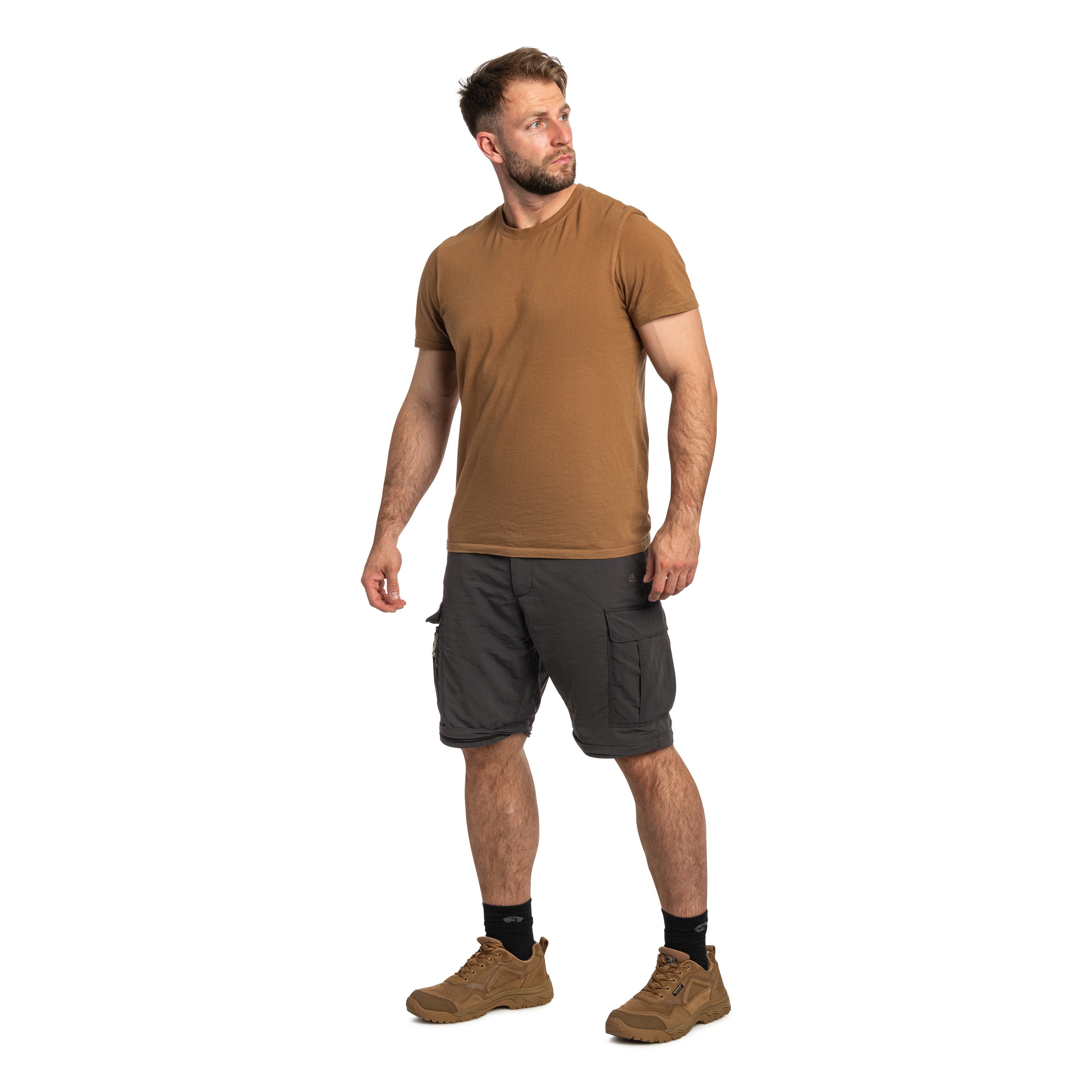 Spodnie Craghoppers NosiLife Convertible Cargo III - Black Pepper