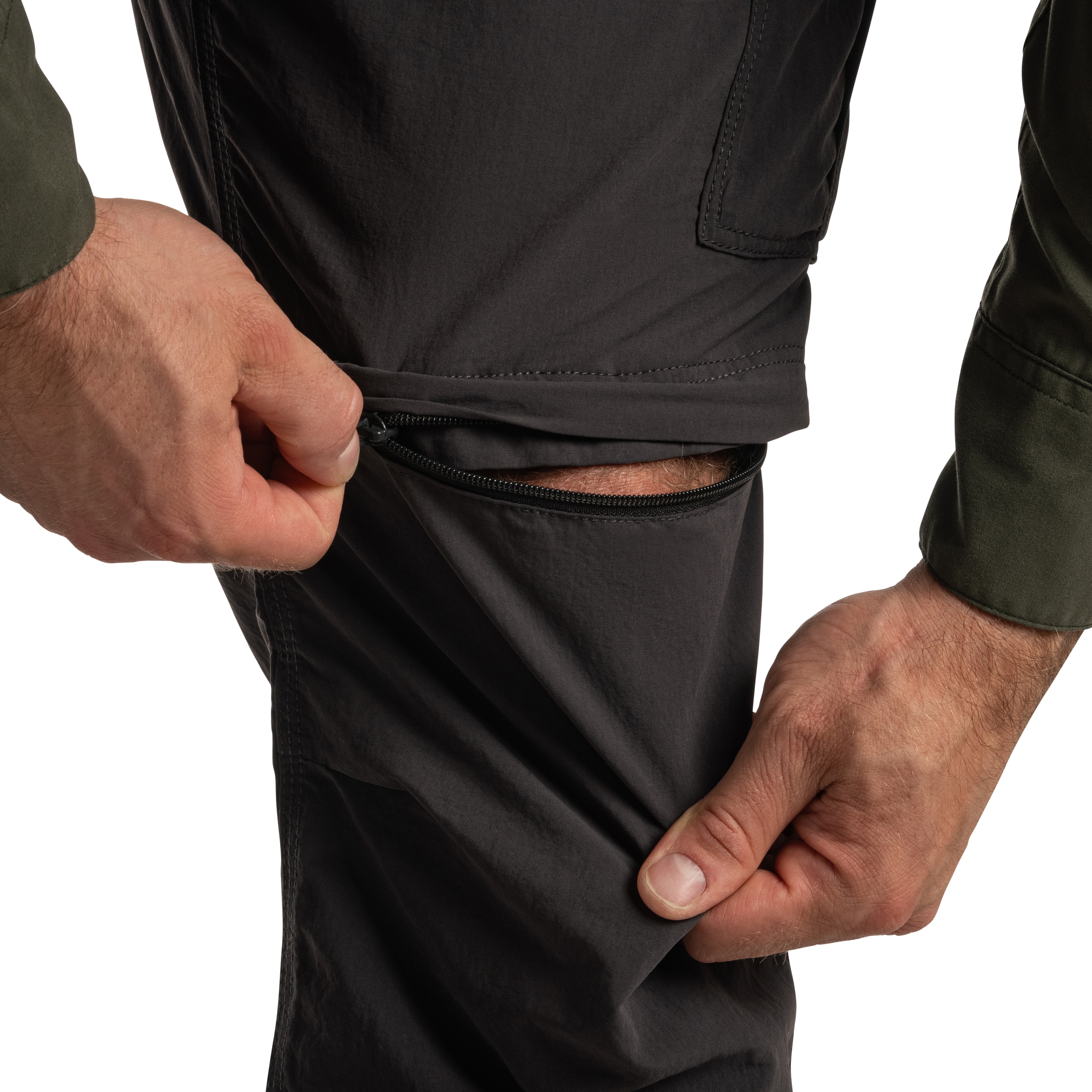 Spodnie Craghoppers NosiLife Convertible Cargo III - Black Pepper
