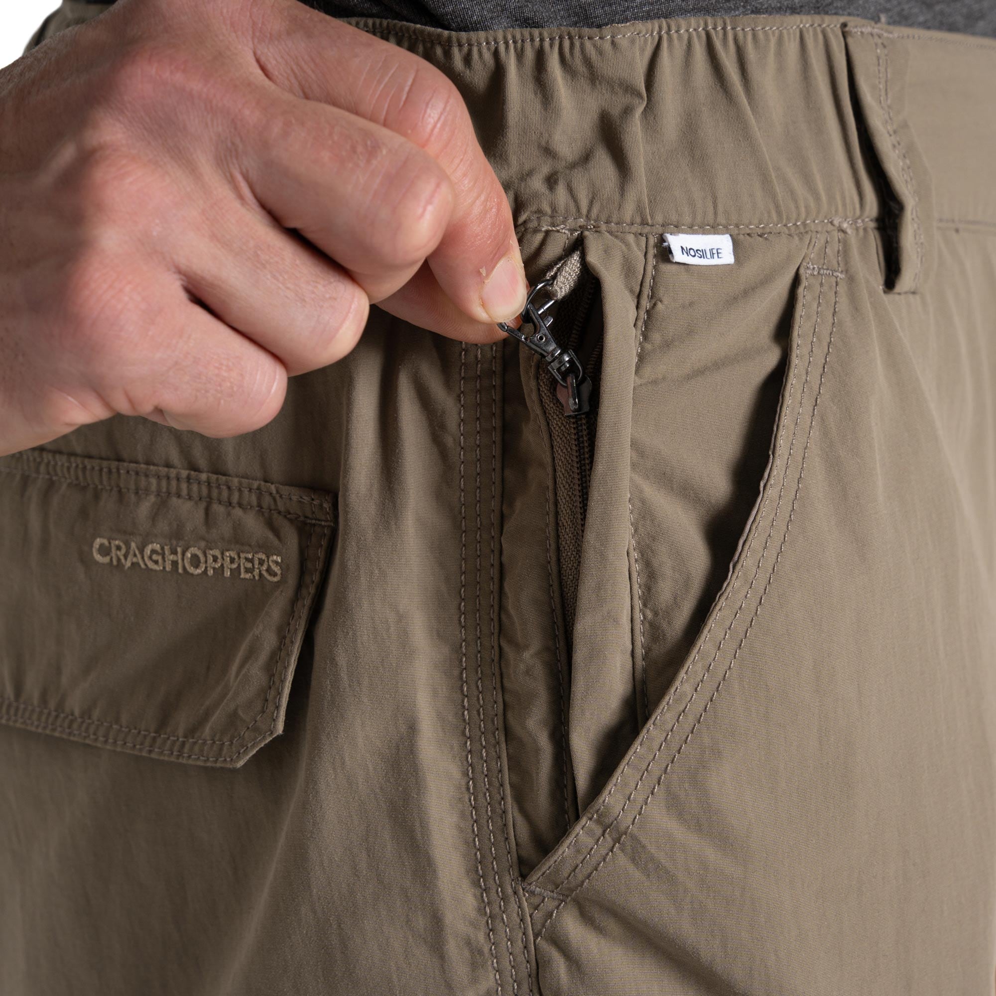 Шорти Craghoppers NosiLife Cargo Shorts III - Pebble