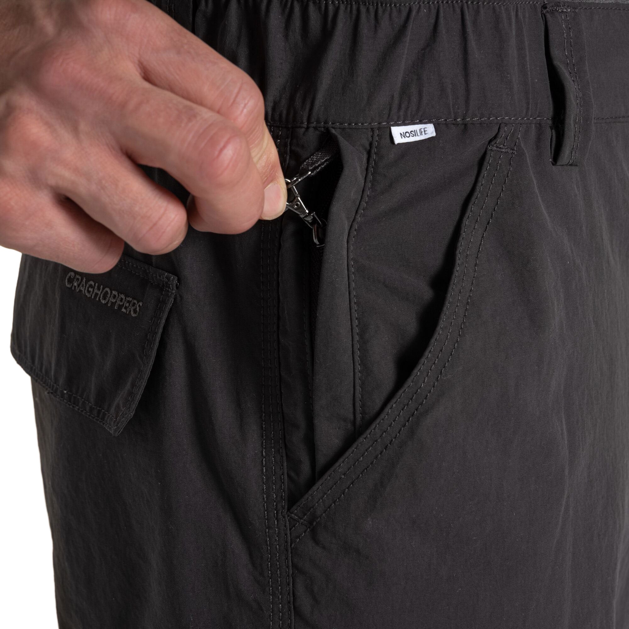 Шорти Craghoppers NosiLife Cargo Shorts III - Black Pepper