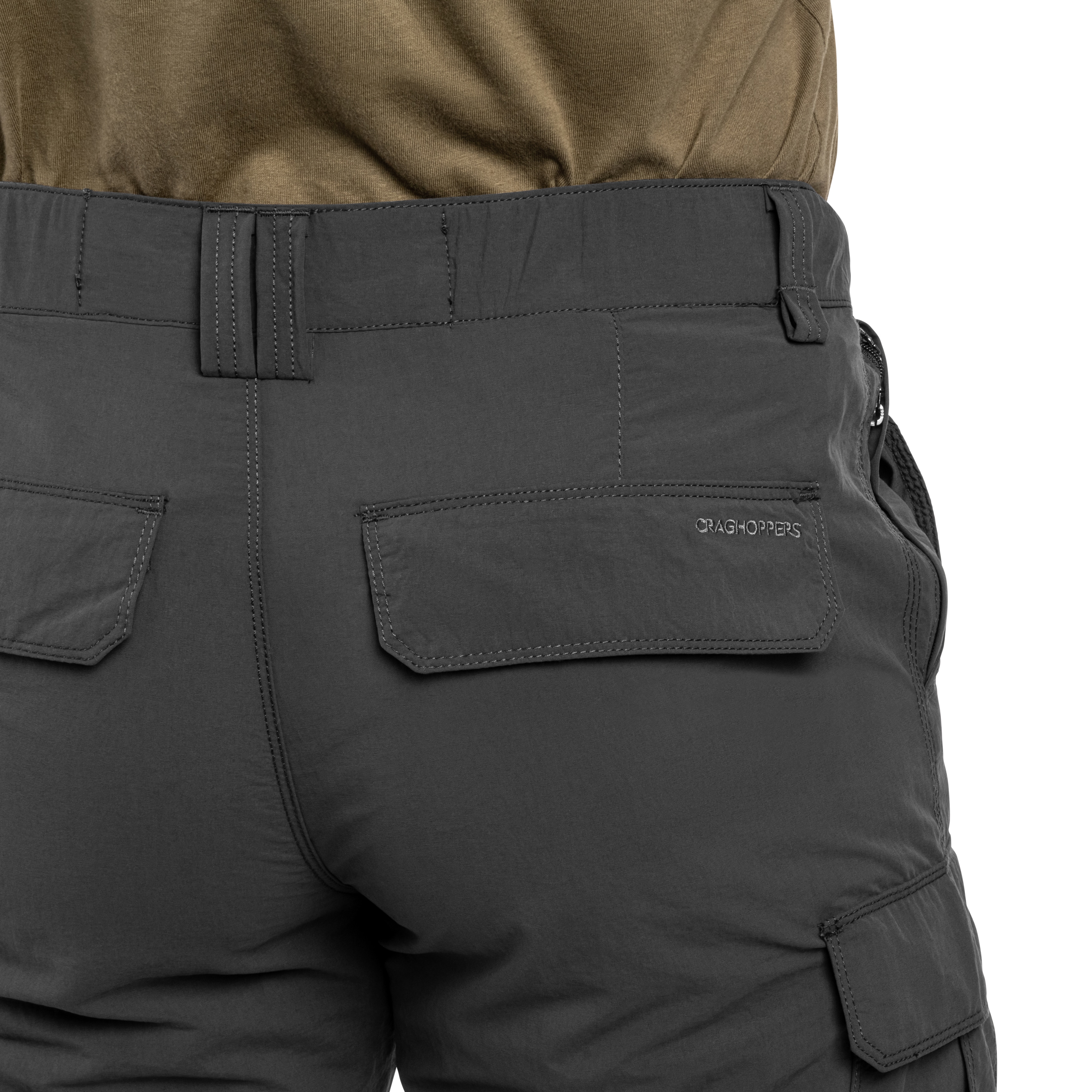 Craghoppers NosiLife Cargo Shorts III - Black Pepper