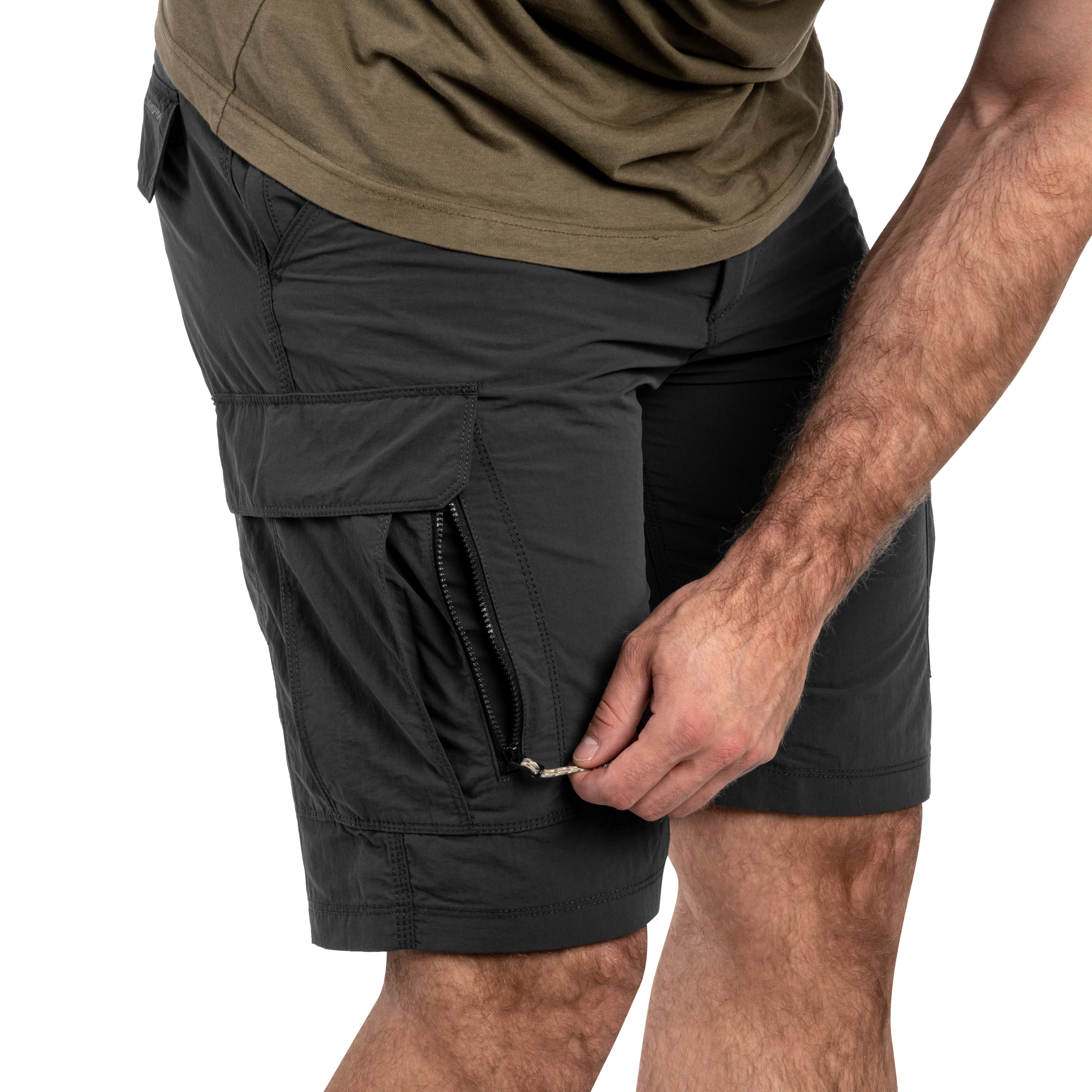 Craghoppers NosiLife Cargo Shorts III - Black Pepper