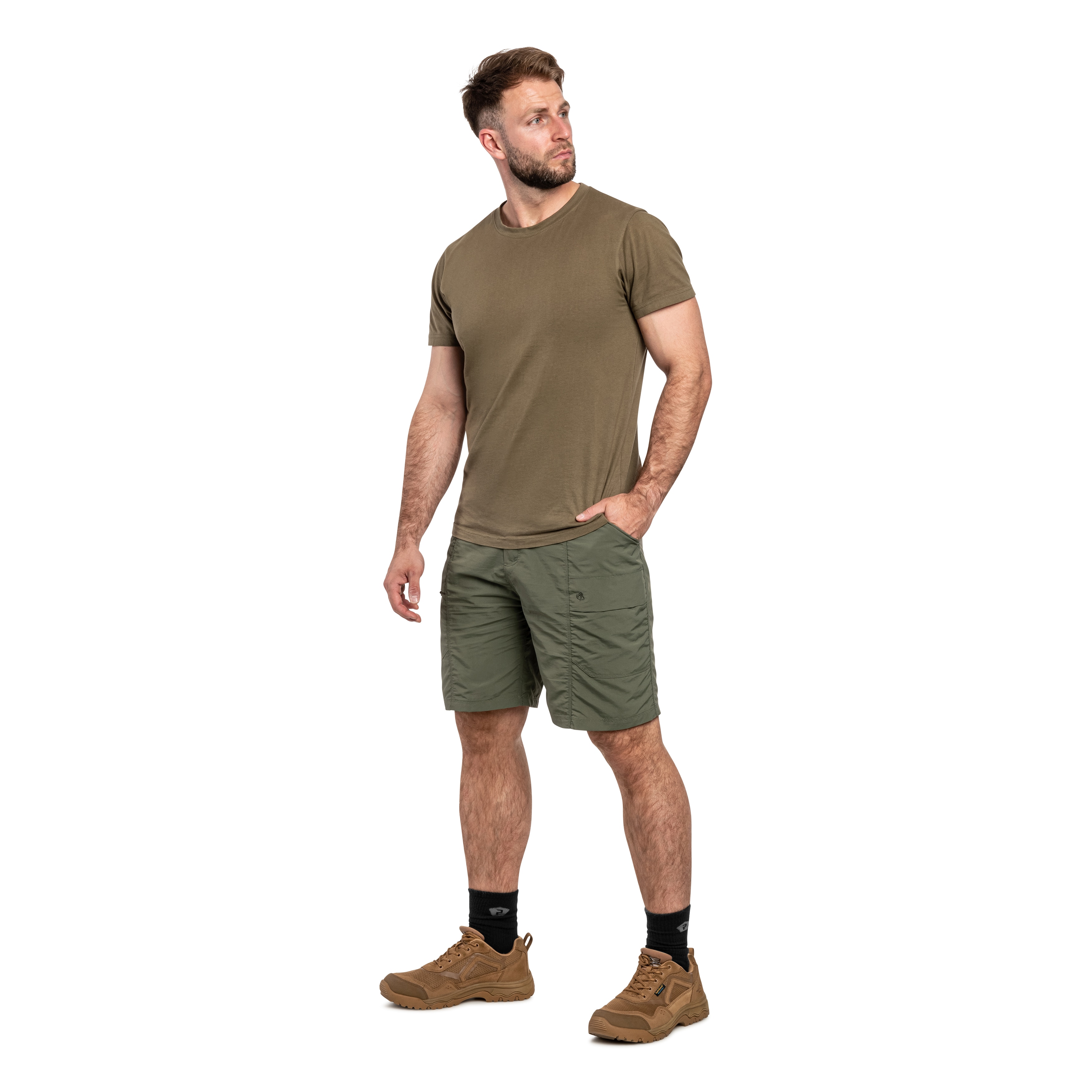 Craghoppers NosiLife Kadin Cargo Shorts - Dark Sage