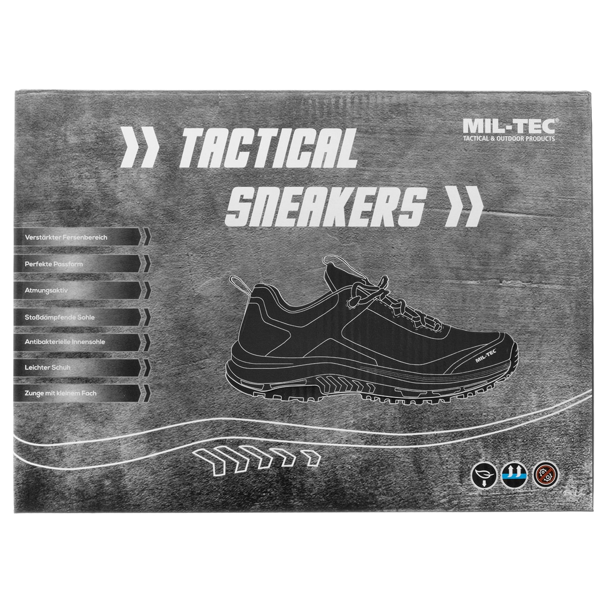 Тактичні кросівки Mil-Tec Tactical Sneaker Black 