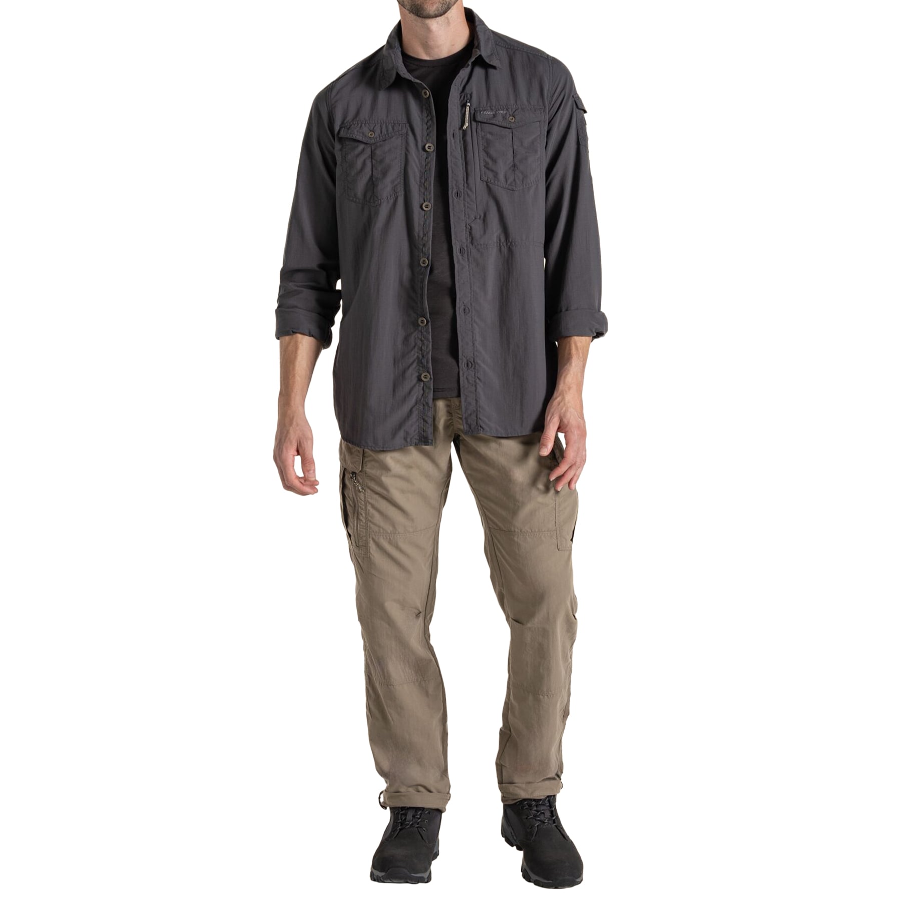 Koszula Craghoppers NosiLife Adventure III - Black Pepper