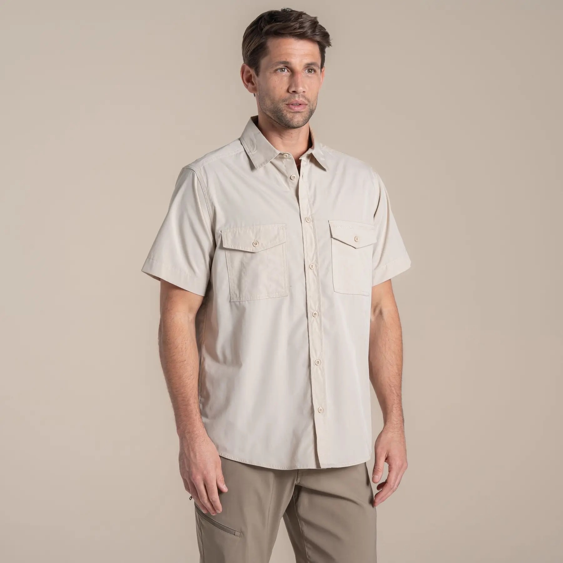 Сорочка Craghoppers Kiwi II Short Sleeved - Oatmeal