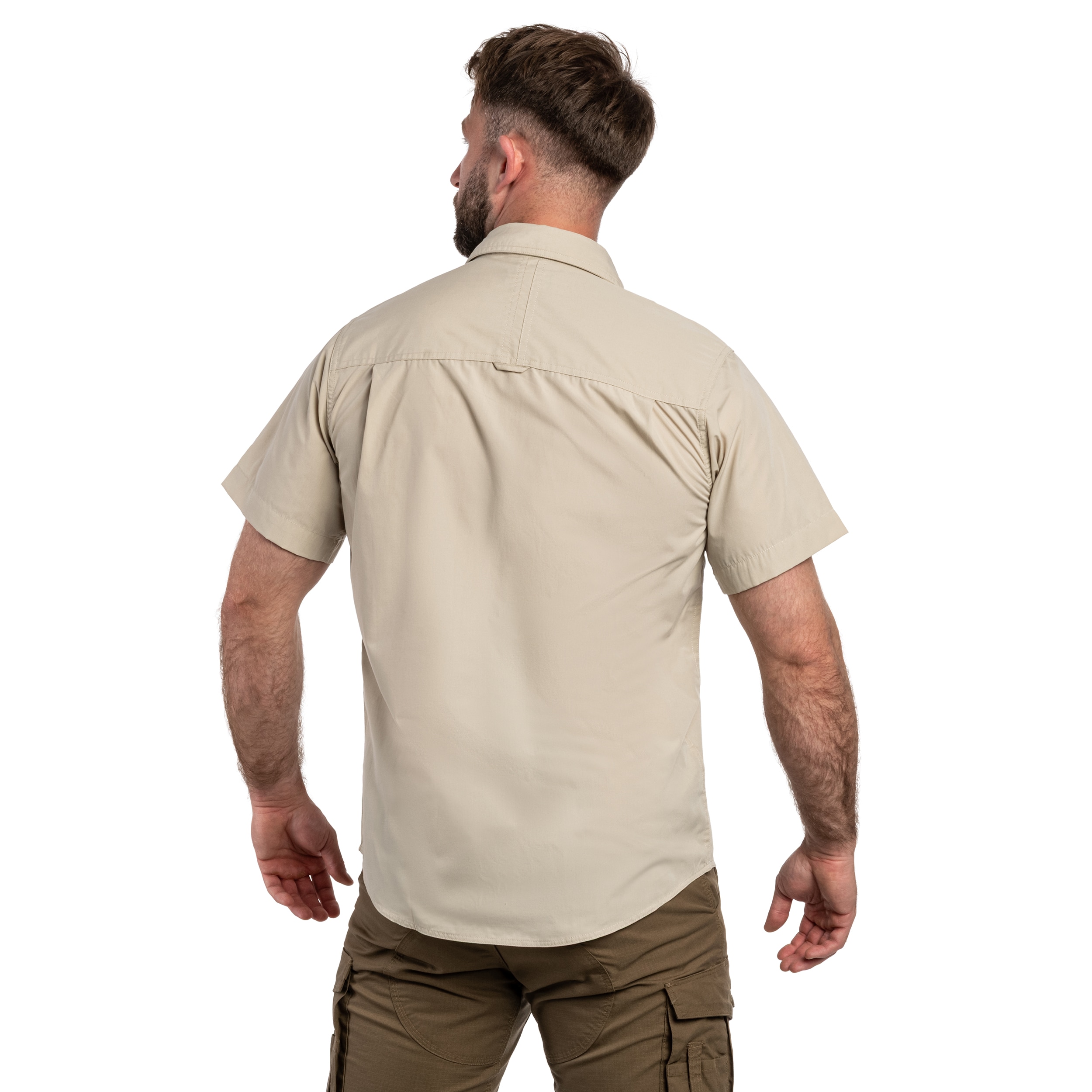 Craghoppers Kiwi II Short Sleeved Shirt - Oatmeal