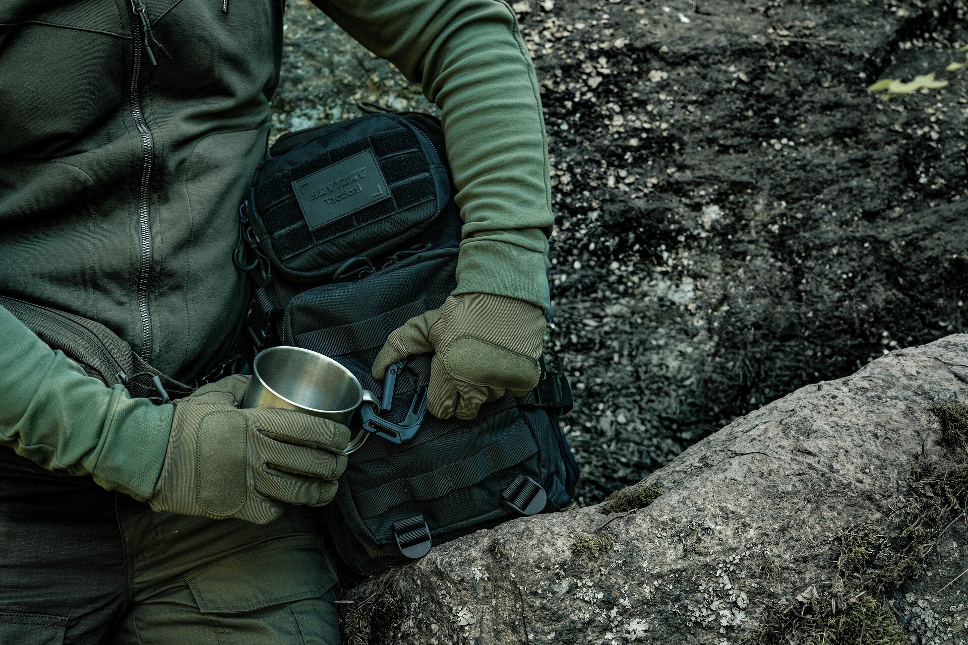 Karabińczyk Brytzky Tactical GripLock 1 Black - 3 szt.