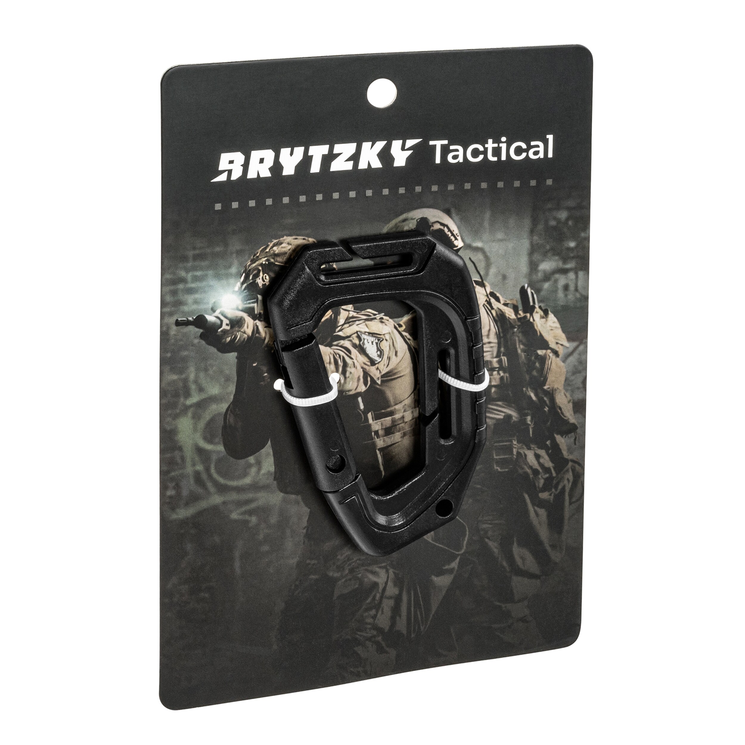 Karabińczyk Brytzky Tactical GripLock 1 Black - 6 szt.