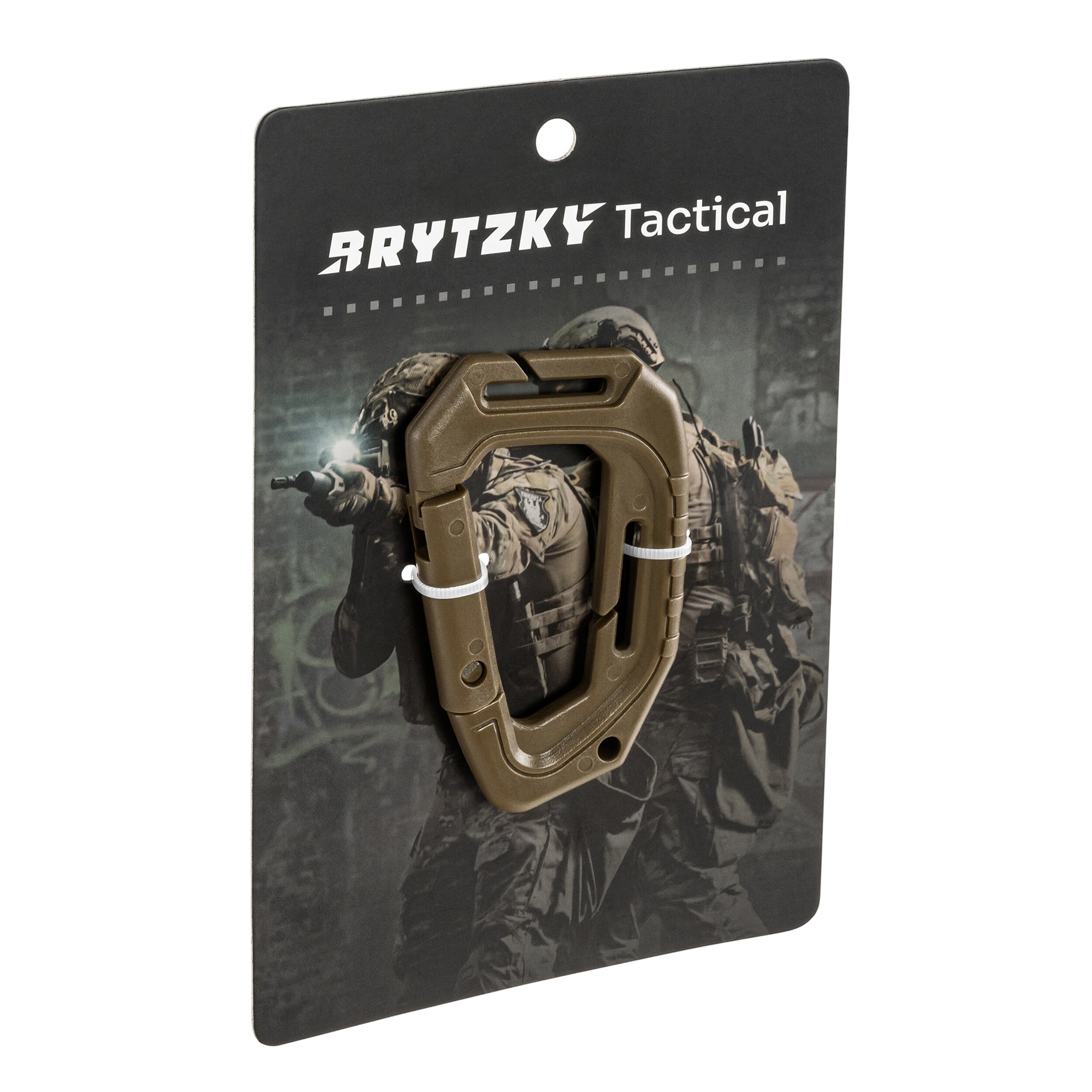 Karabińczyk Brytzky Tactical GripLock 1 Coyote - 6 szt.
