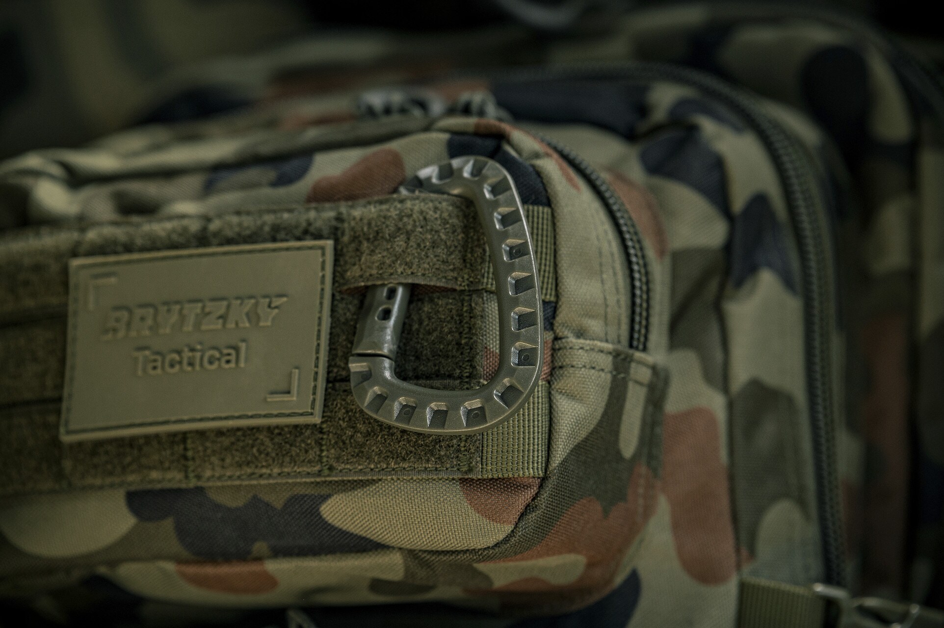 Karabińczyk Brytzky Tactical GripLock 2 Olive - 3 szt.