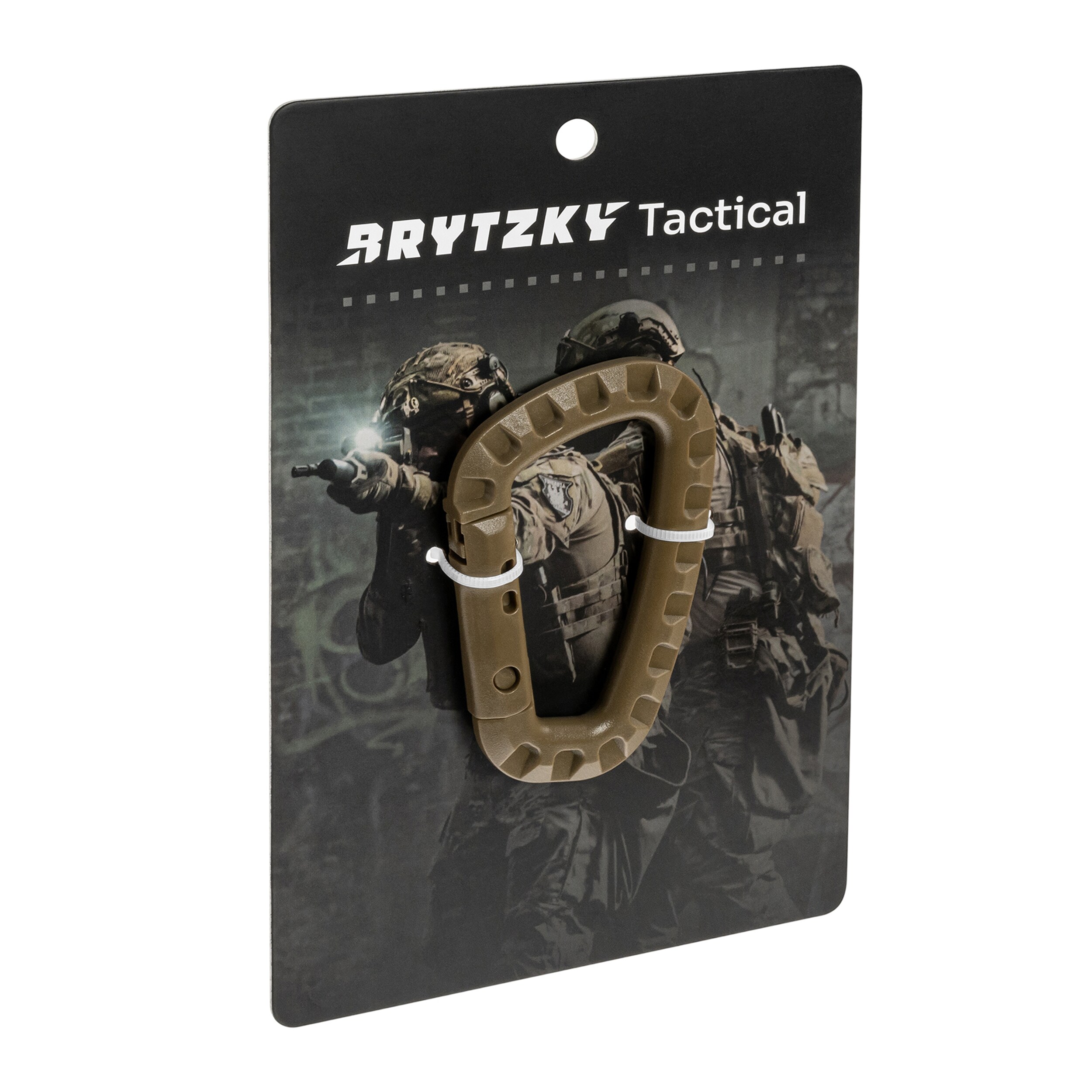 Karabińczyk Brytzky Tactical GripLock 2 Coyote - 6 szt.