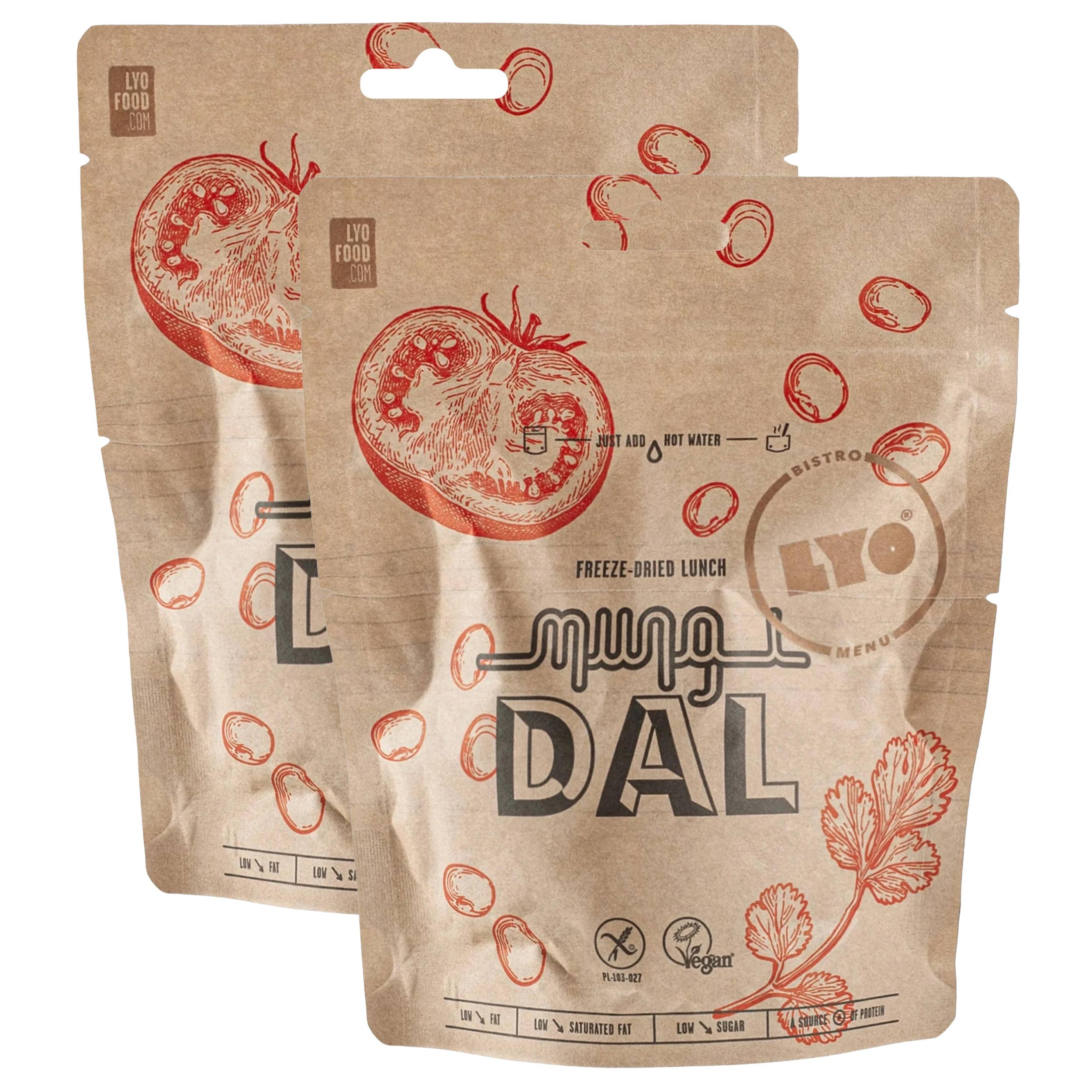 Żywność liofilizowana LYOFOOD Eko Mung Dal 48 g/181 kcal - 2 szt.