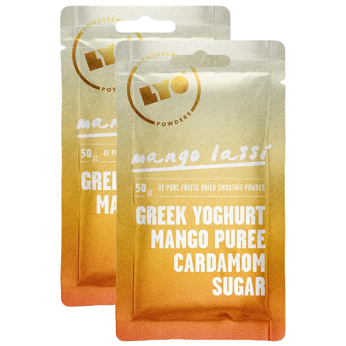 Żywność liofilizowana LYOFOOD Smoothie Mango Lassi 50 g/244 kcal - 2 szt.