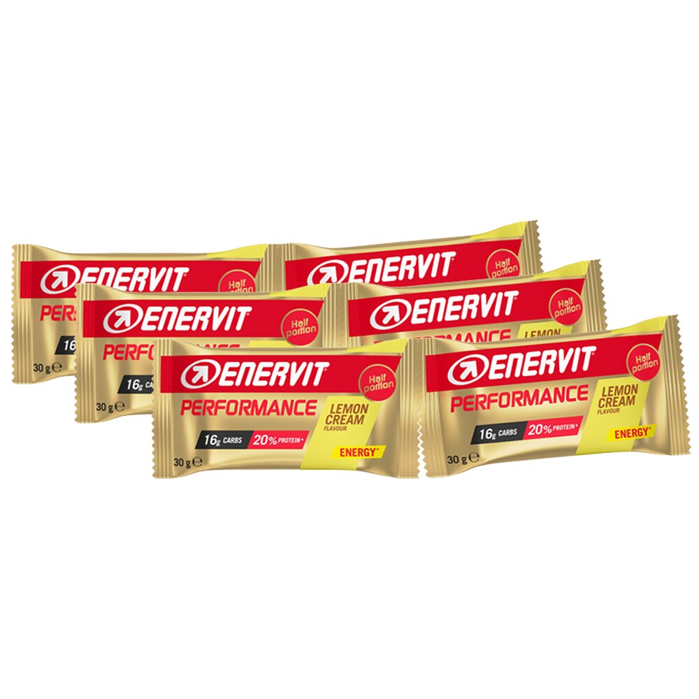 Baton energetyczny Enervit Sport Performance 6 x 30 g - krem cytrynowy