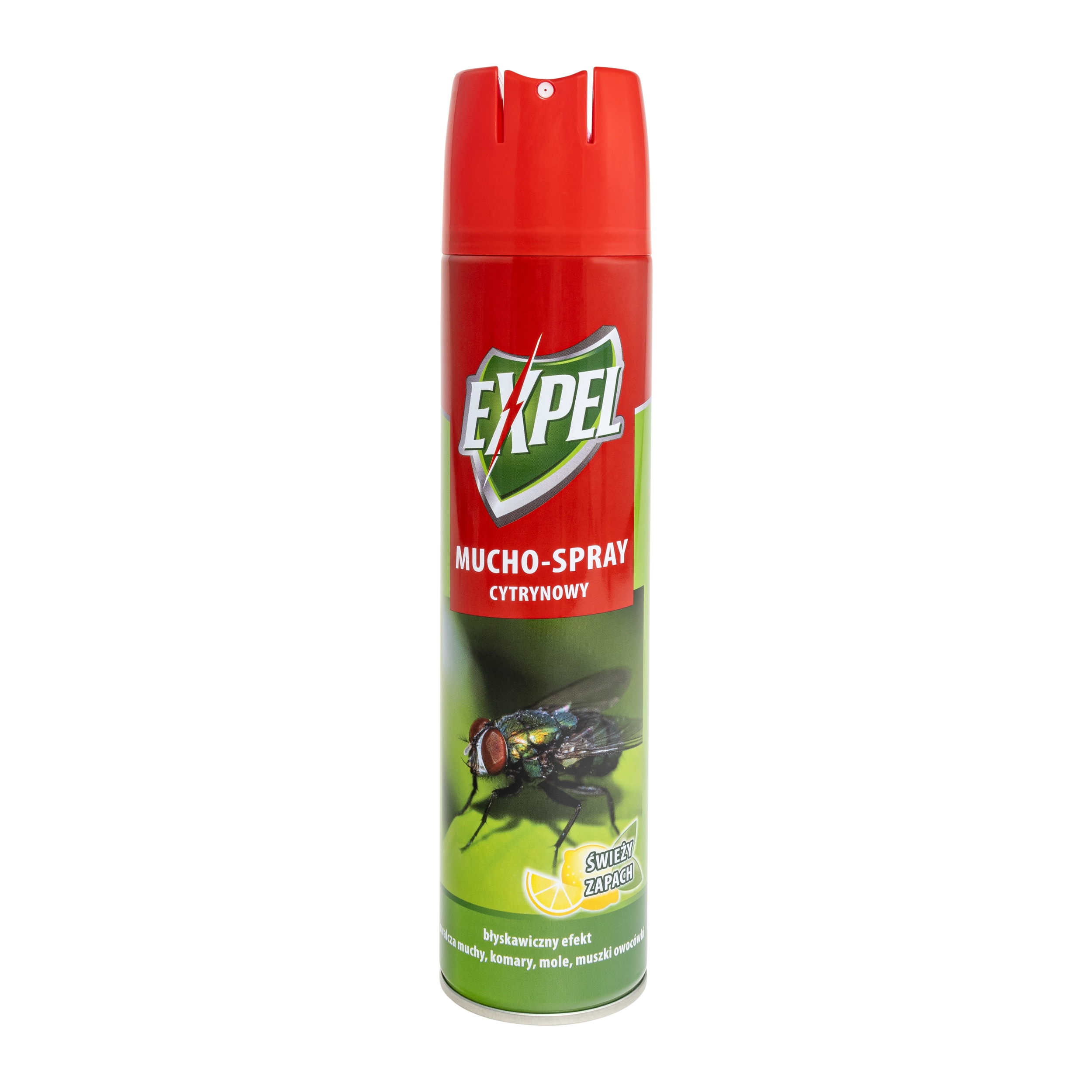 Spray Expel na muchy cytrynowy 400 ml - 2 szt.