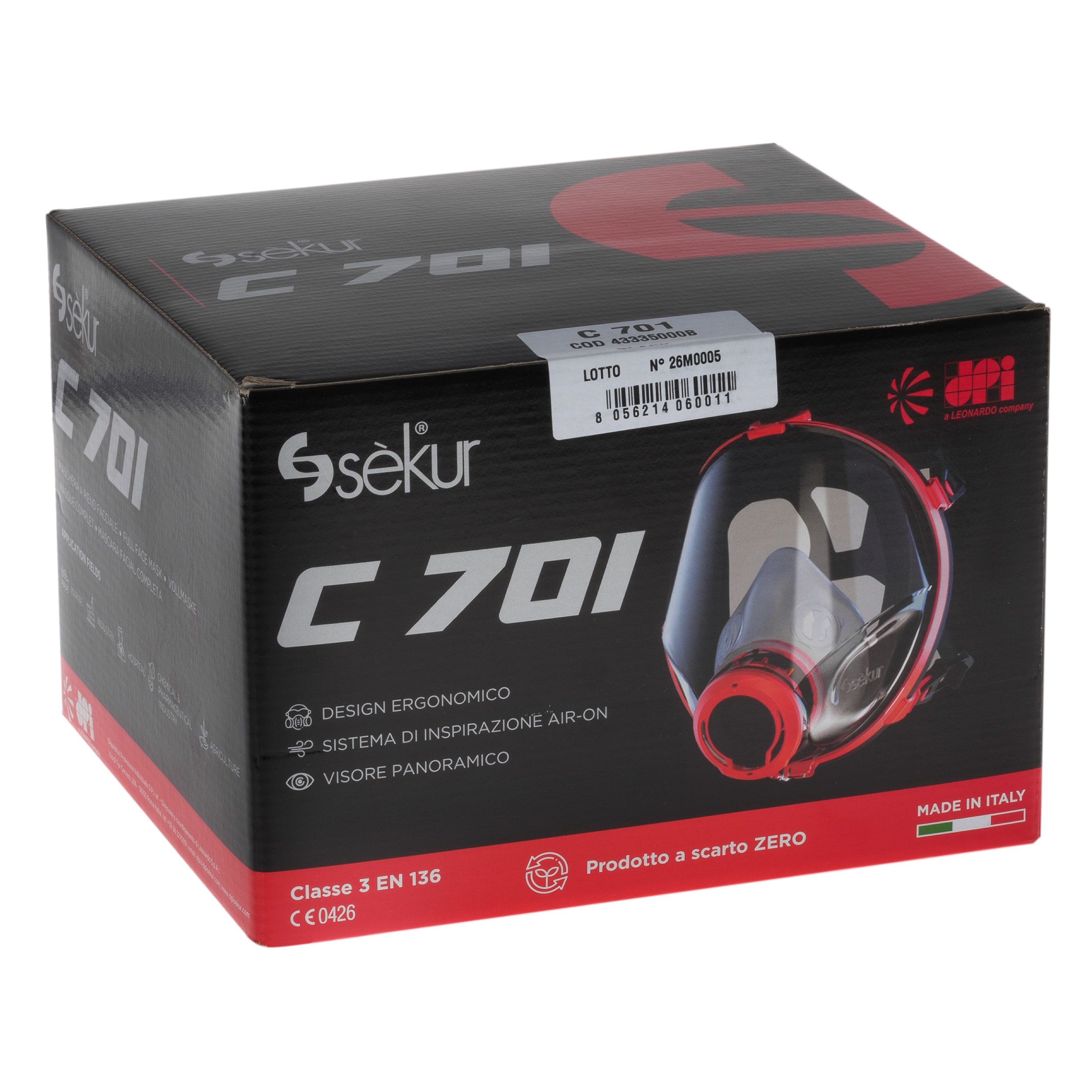Maska przeciwgazowa DPI C701 - Black