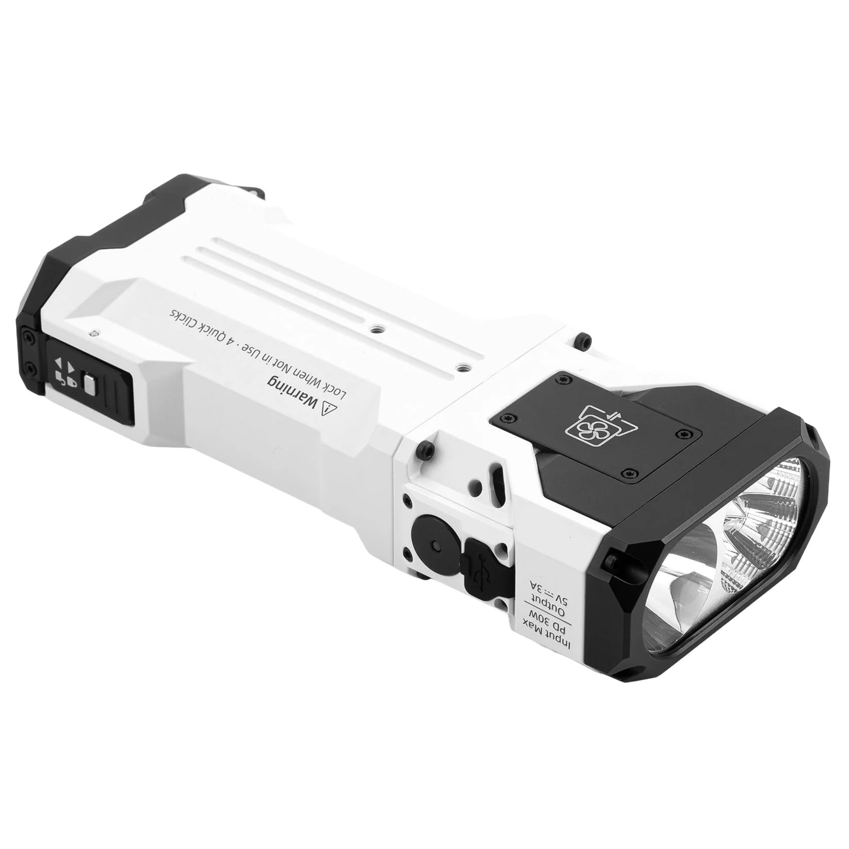 Latarka Wuben X1 Pro White z funkcją powerbanku - 12300 lumenów