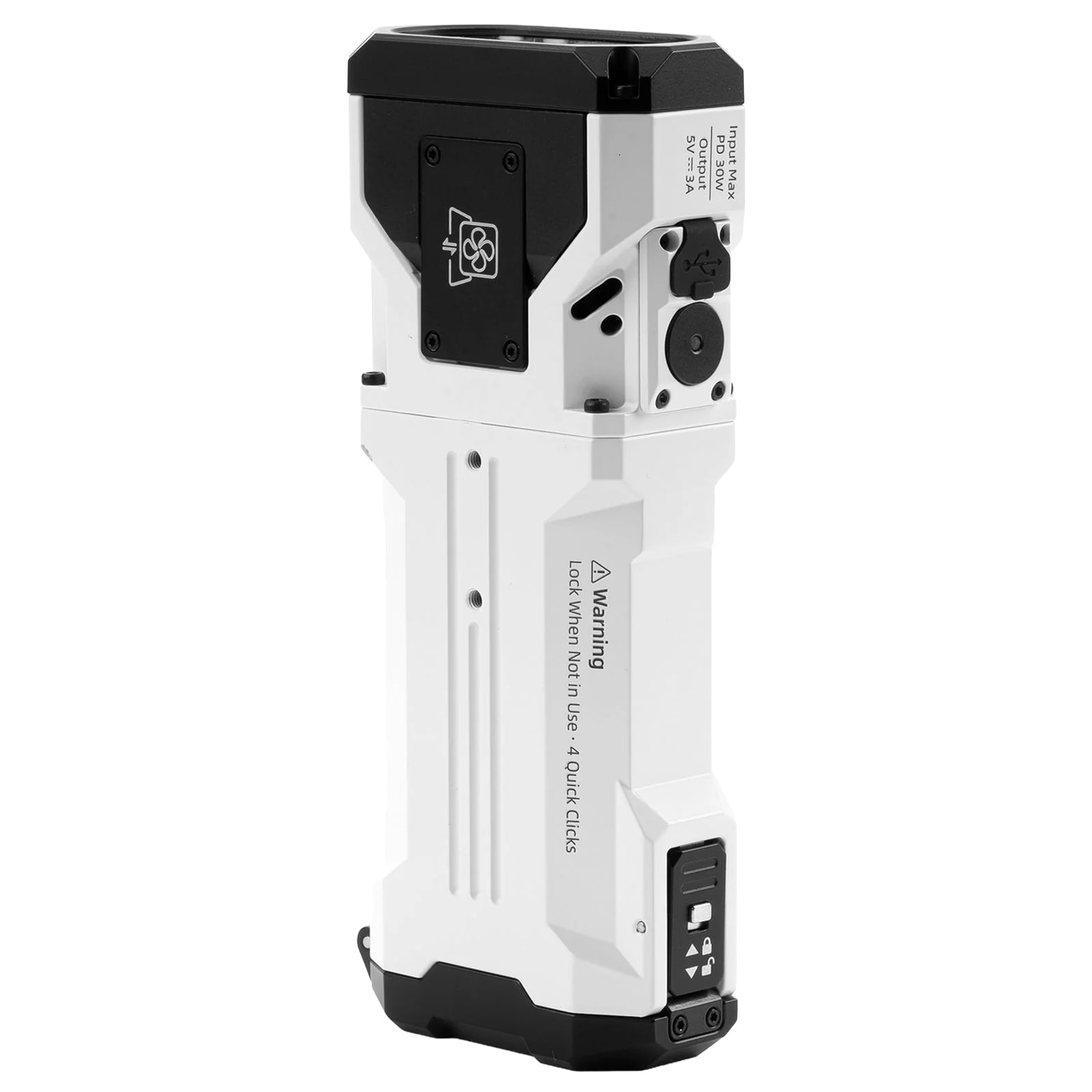 Latarka Wuben X1 Pro White z funkcją powerbanku - 12300 lumenów