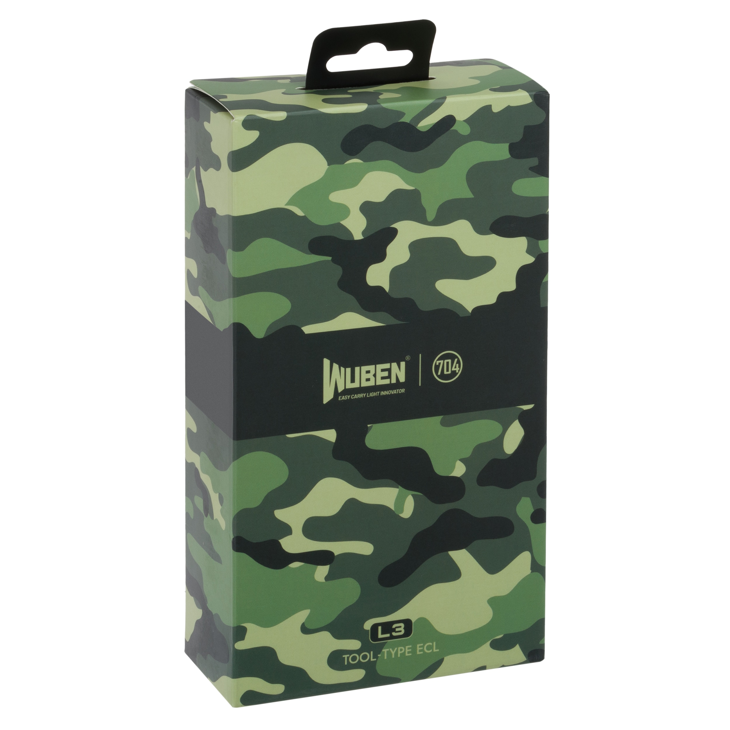 Wuben L3 Army Green Flashlight with powerbank function - 3000 lumens