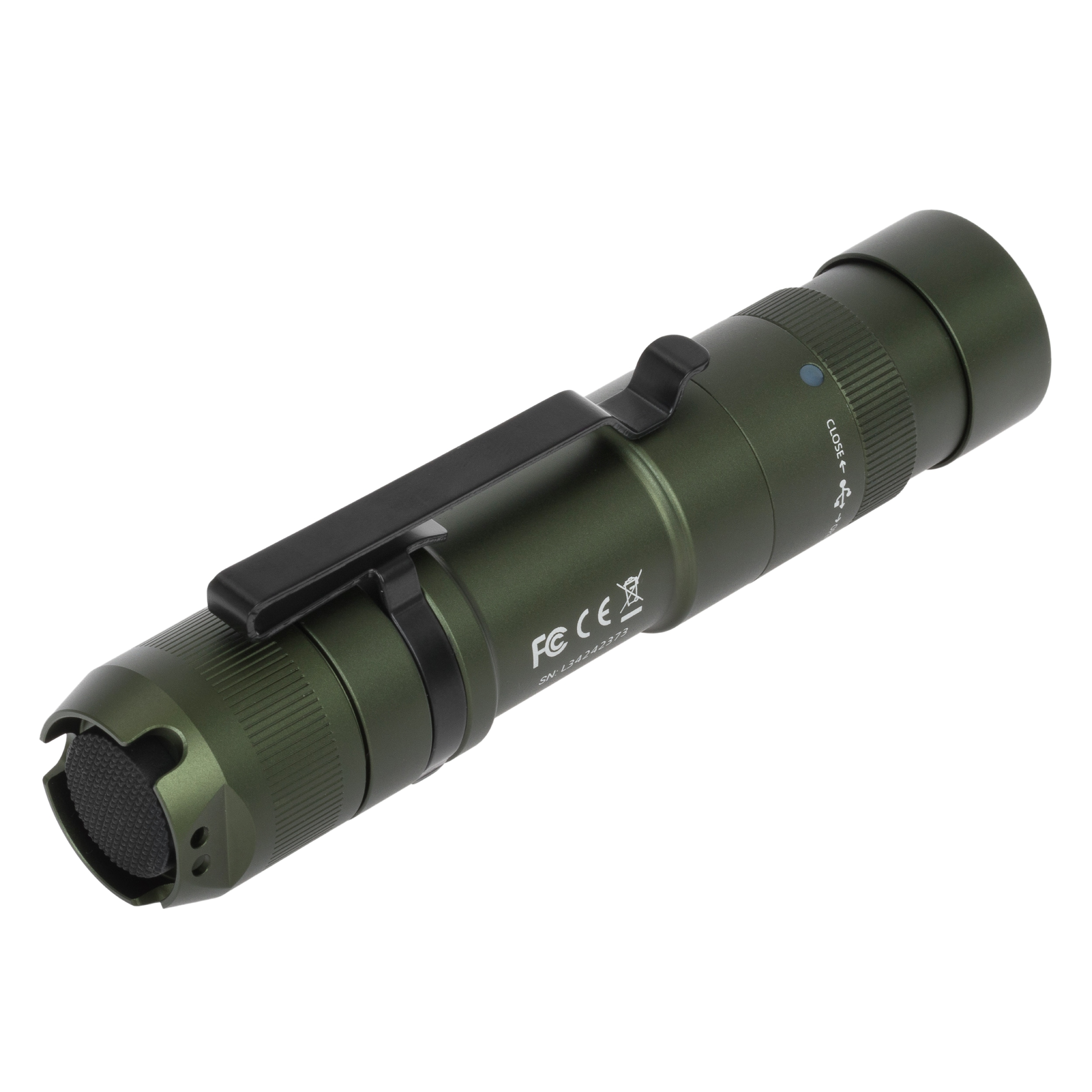 Wuben L3 Army Green Flashlight with powerbank function - 3000 lumens