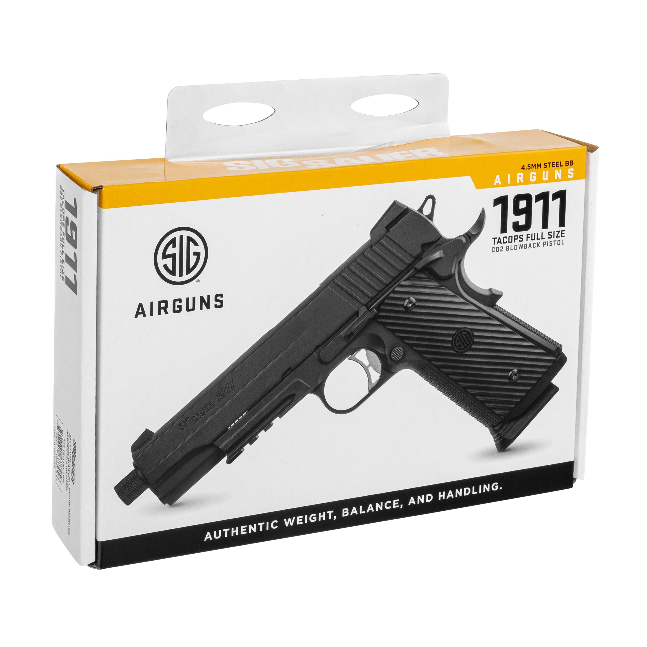 Пневматичний пістолет Sig Sauer 1911 TACOPS 4,5 мм - Black