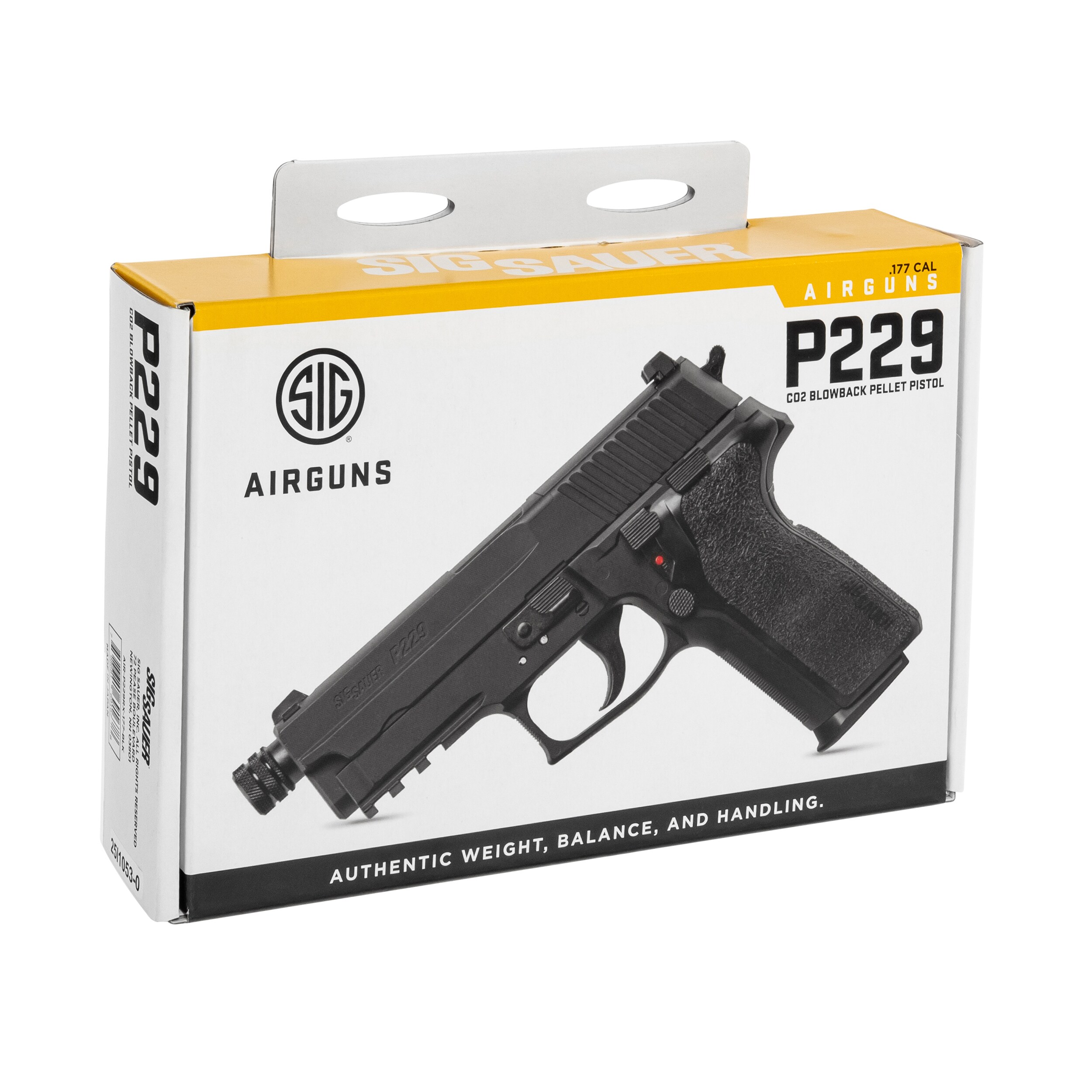 Wiatrówka Sig Sauer P229 RX 4,5 mm - Black