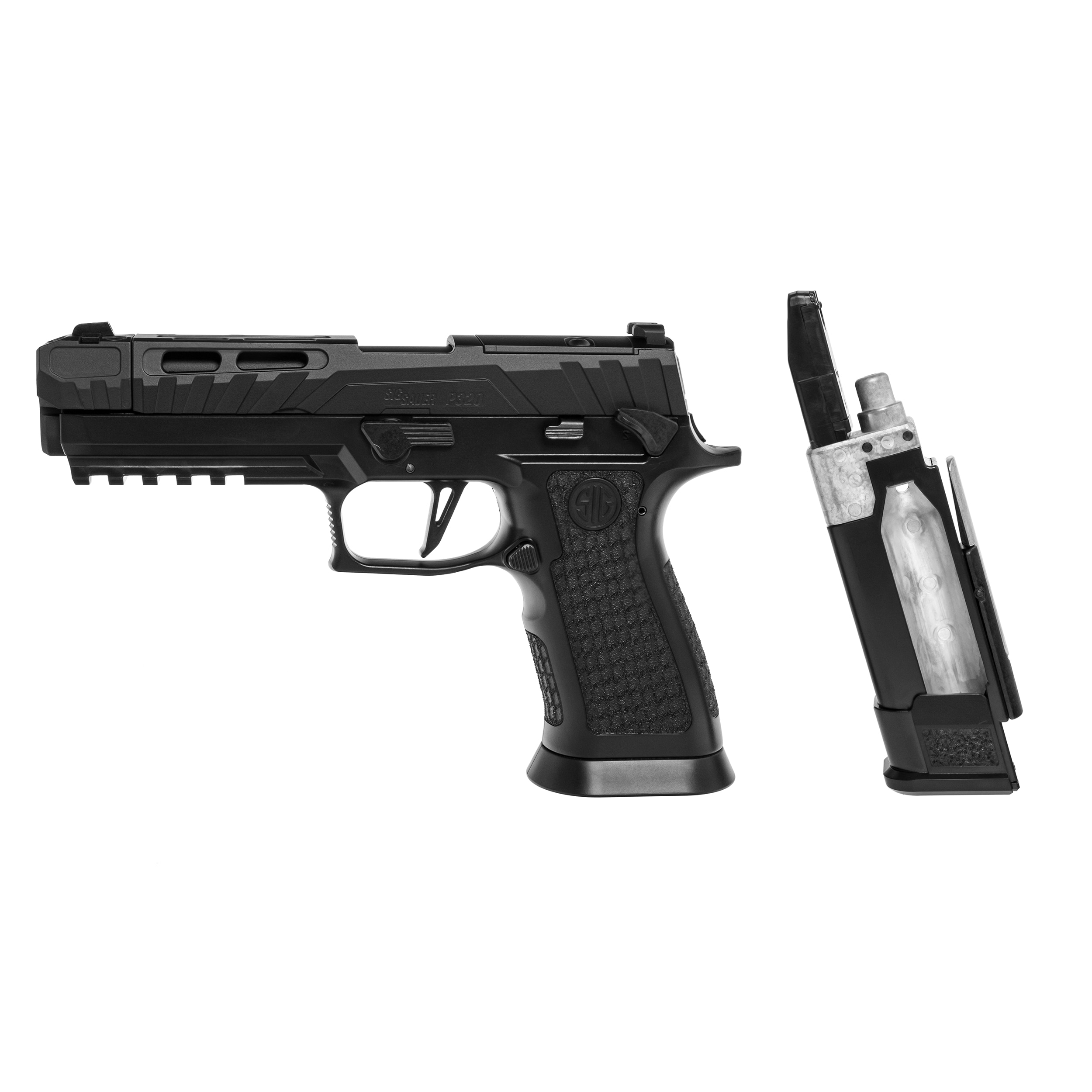 Wiatrówka Sig Sauer P320 Spectre Comp Blackout 4,5 mm - Black