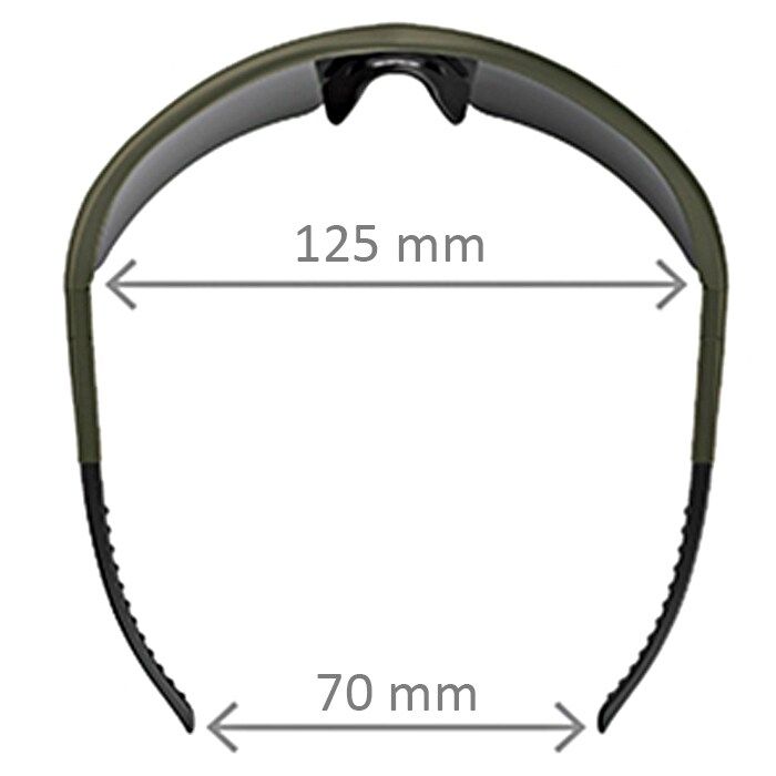Okulary taktyczne Swiss Eye Raptor Small - Olive