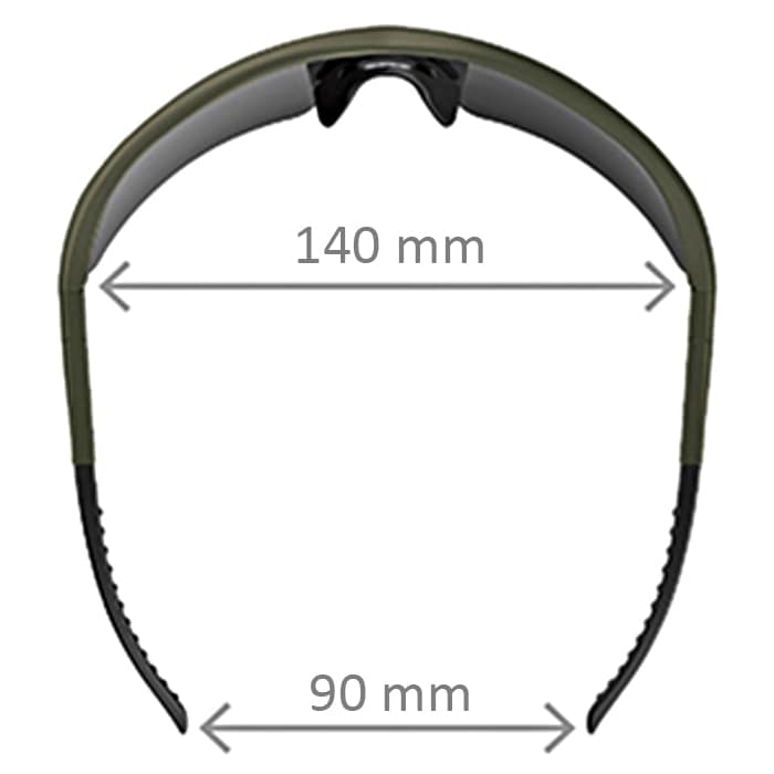 Okulary taktyczne Swiss Eye Raptor Large - Olive
