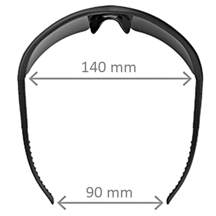 Okulary taktyczne Swiss Eye Raptor Large - Black