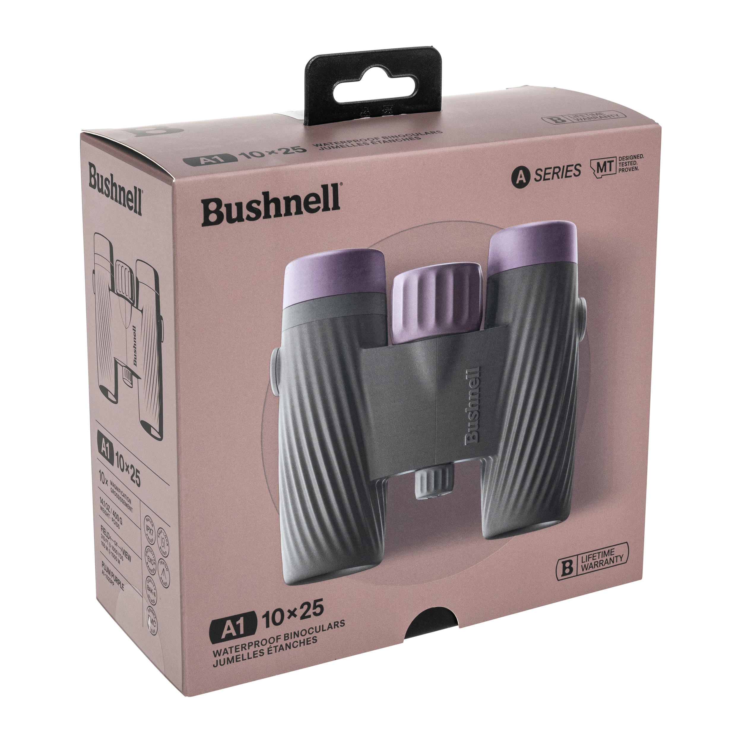 Lornetka Bushnell A1 Compact 10x25 - Plum Purple
