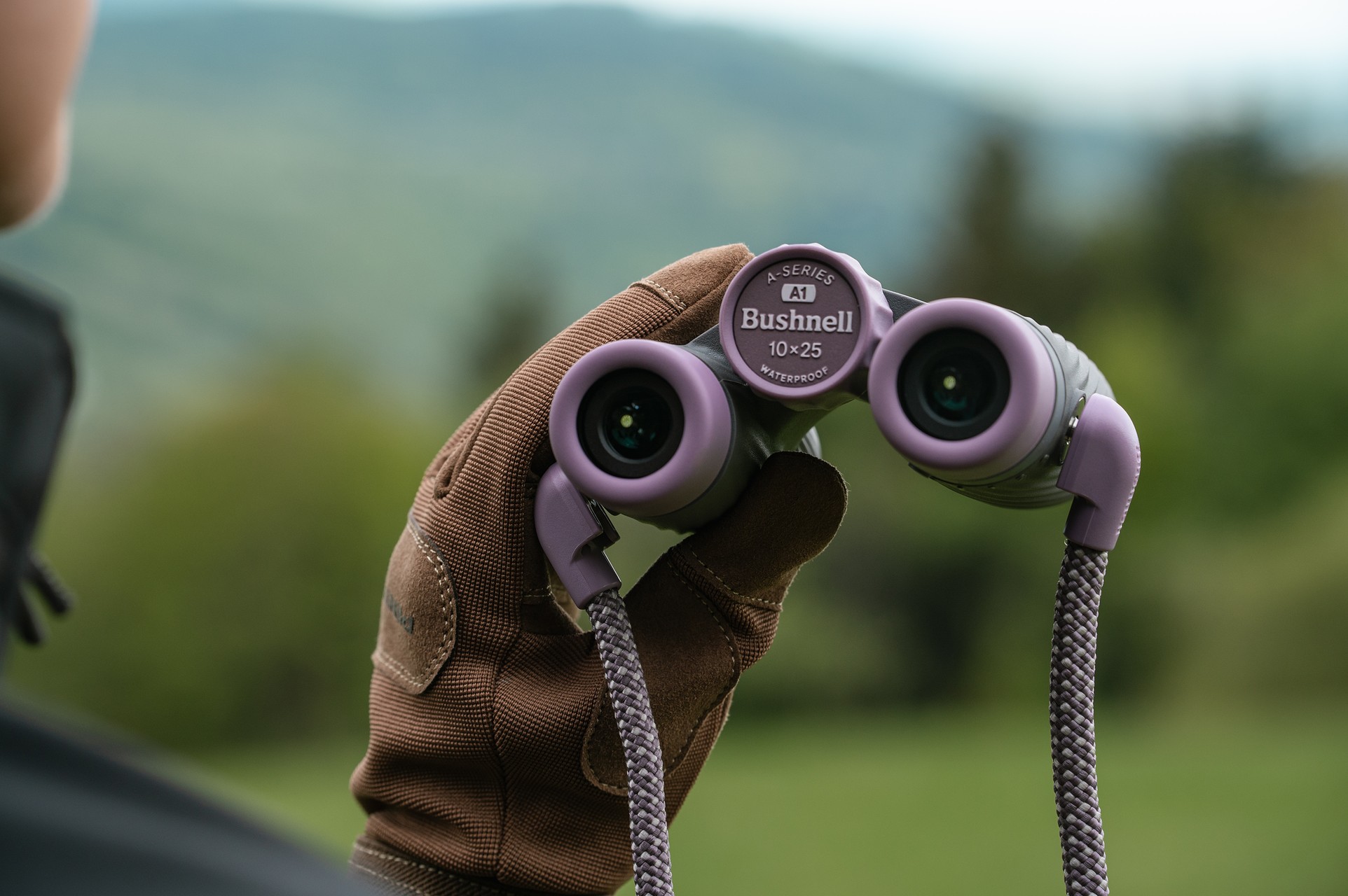 Lornetka Bushnell A1 Compact 10x25 - Plum Purple