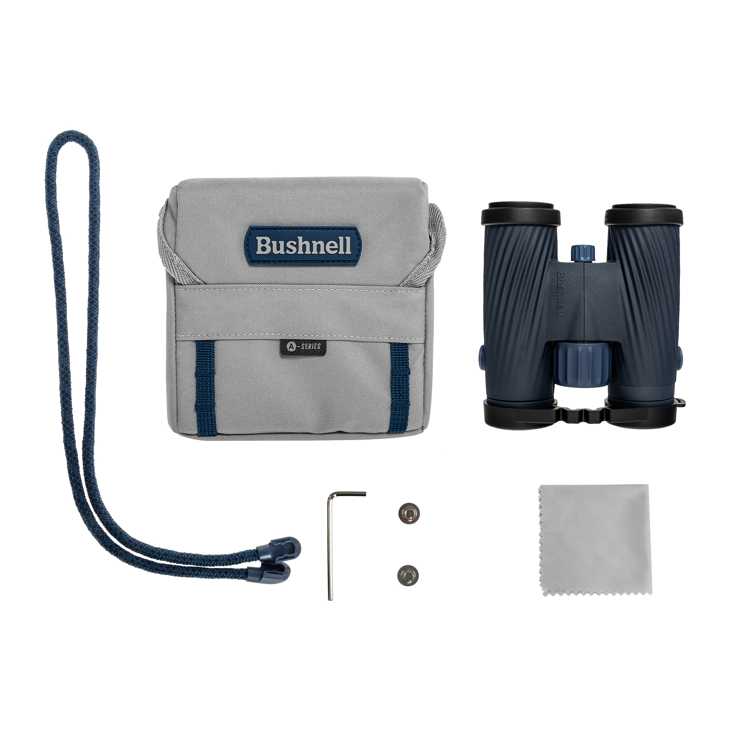Lornetka Bushnell A3 Mid-Size 10x32 - Sky Captain Blue