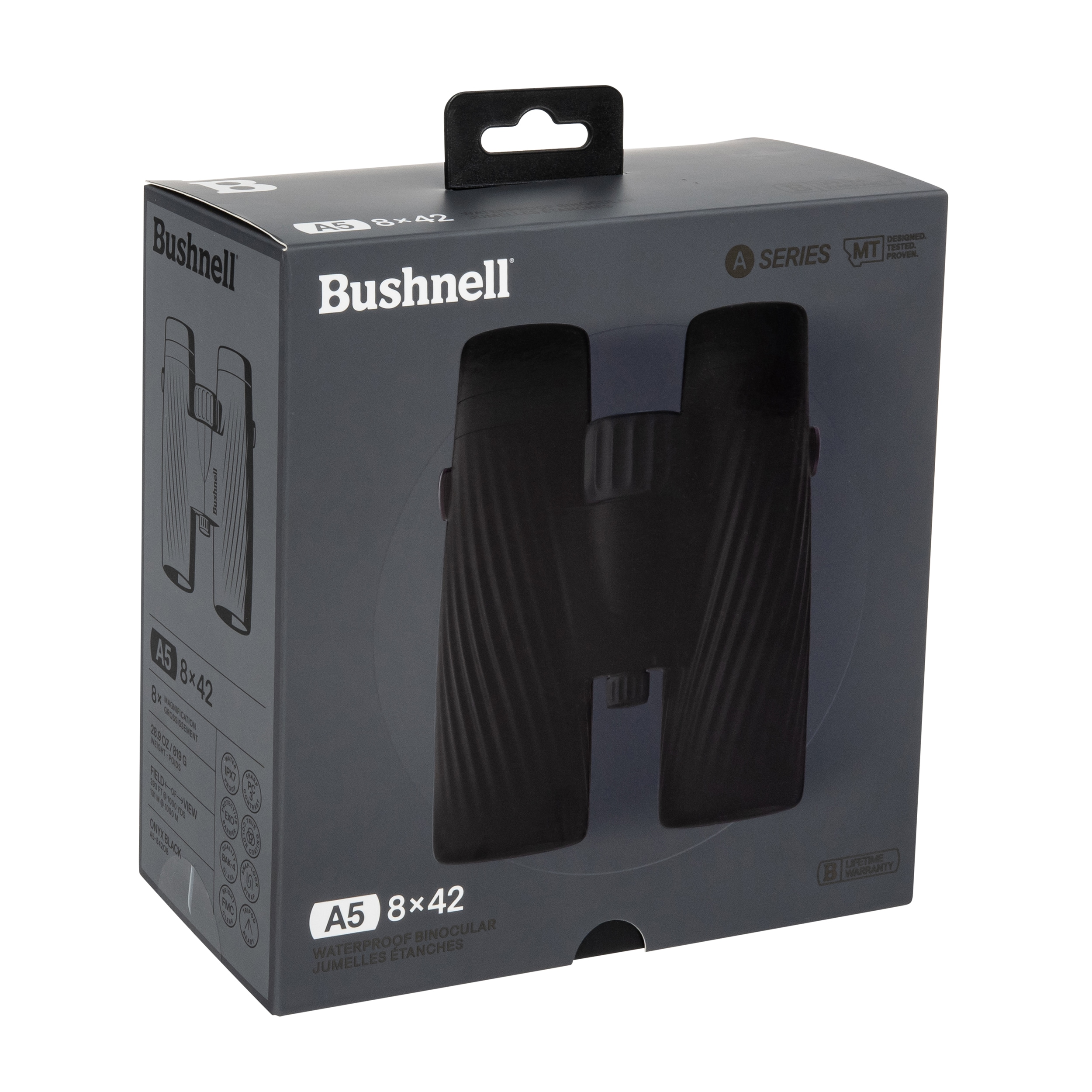 Bushnell A5 Full-Size 8x42 Binoculars - Onyx Black