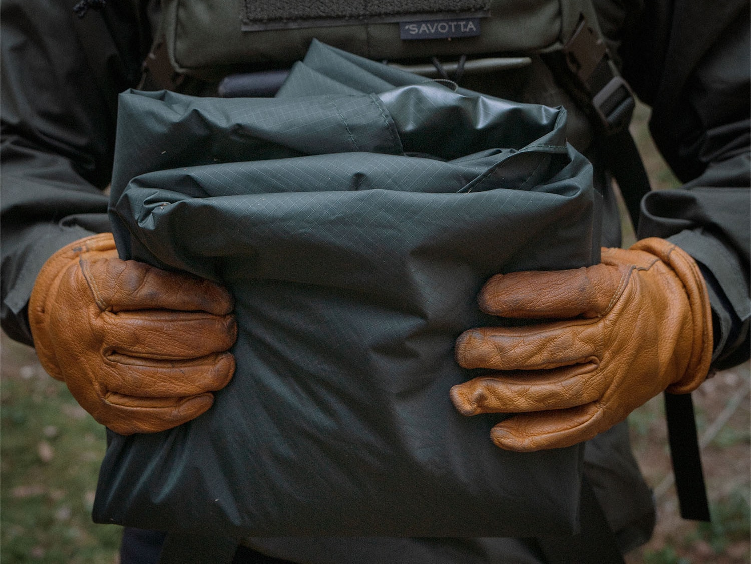 Płachta biwakowa Savotta Laavu Tarp - Green