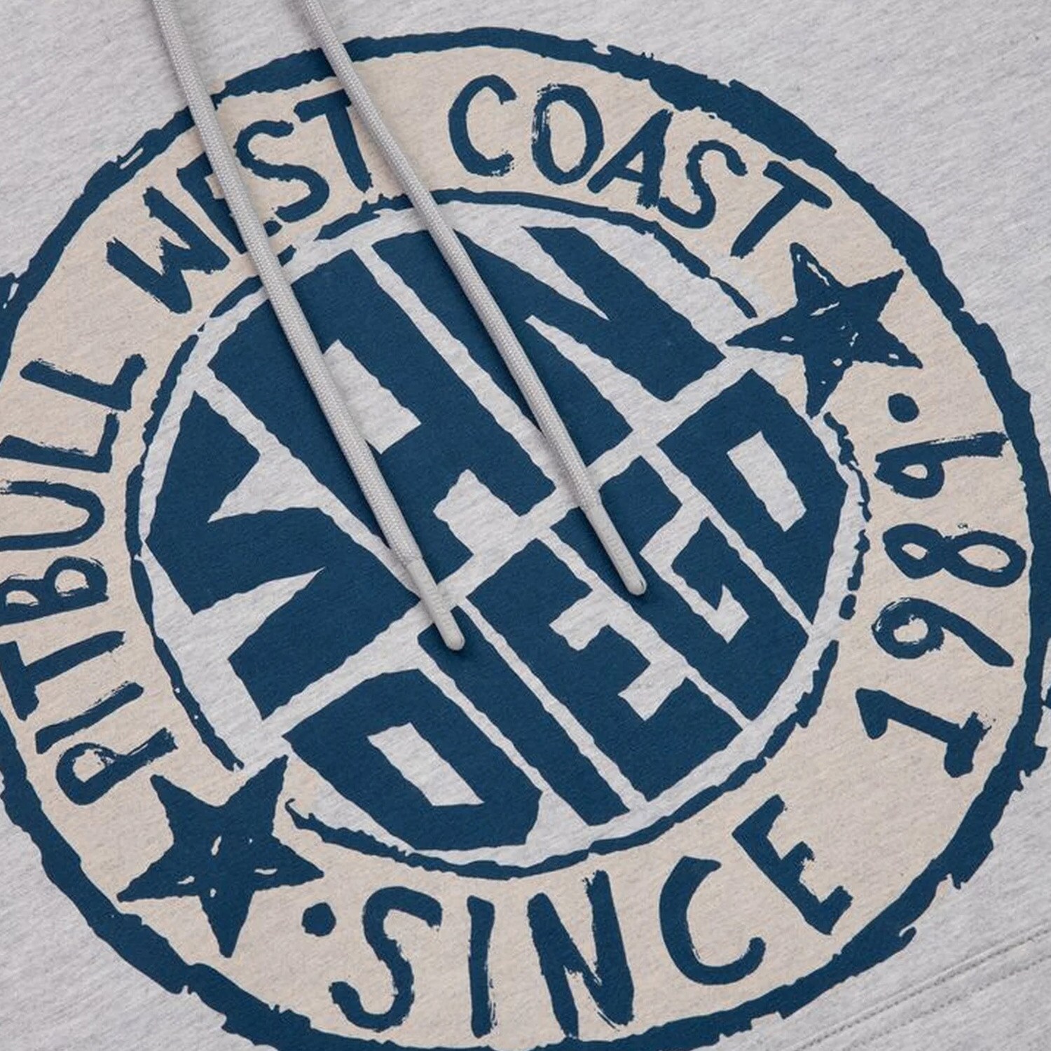 Bluza Pitbull San Diego Sun Hooded - Grey Melange