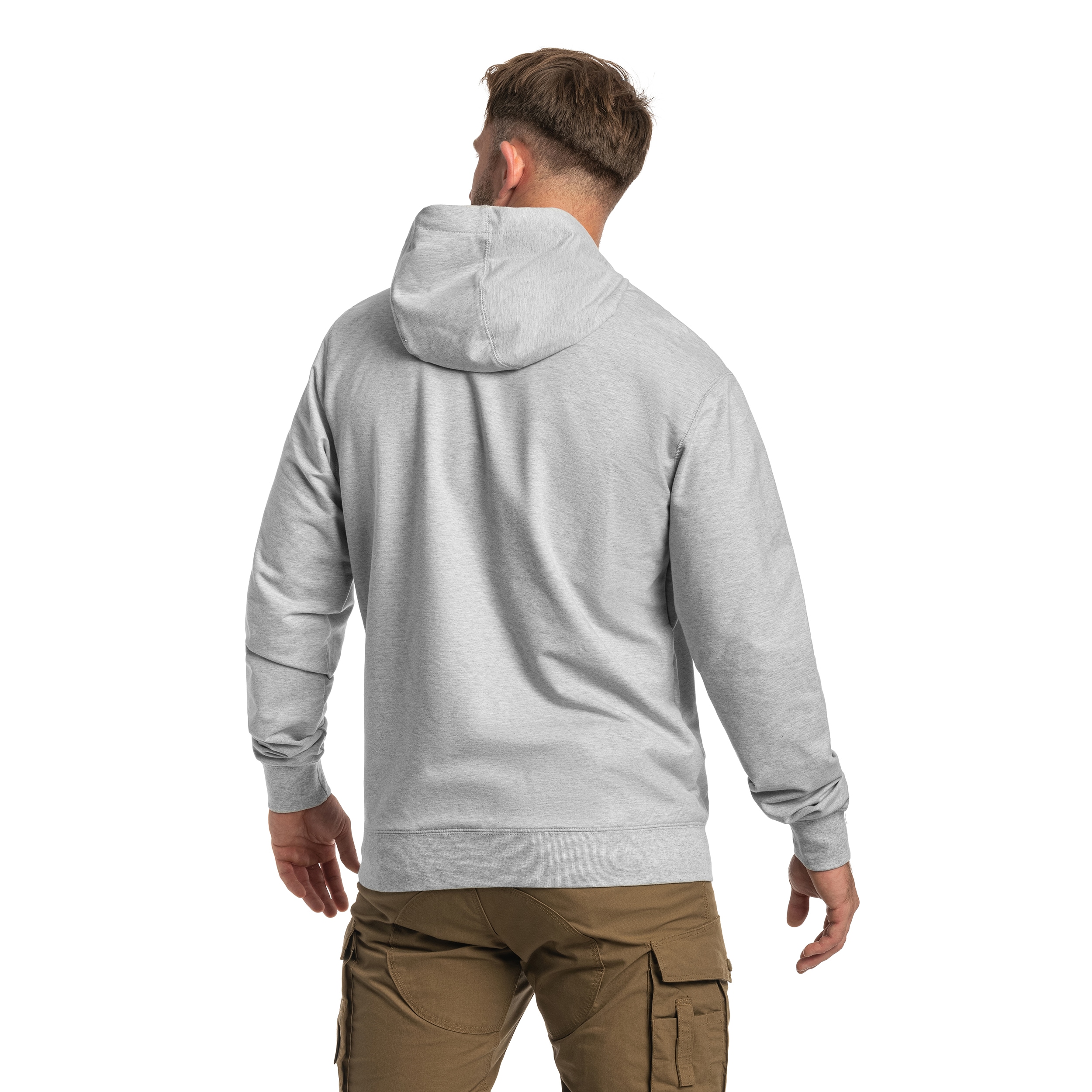 Pitbull San Diego Sun Hooded Sweatshirt - Grey Melange