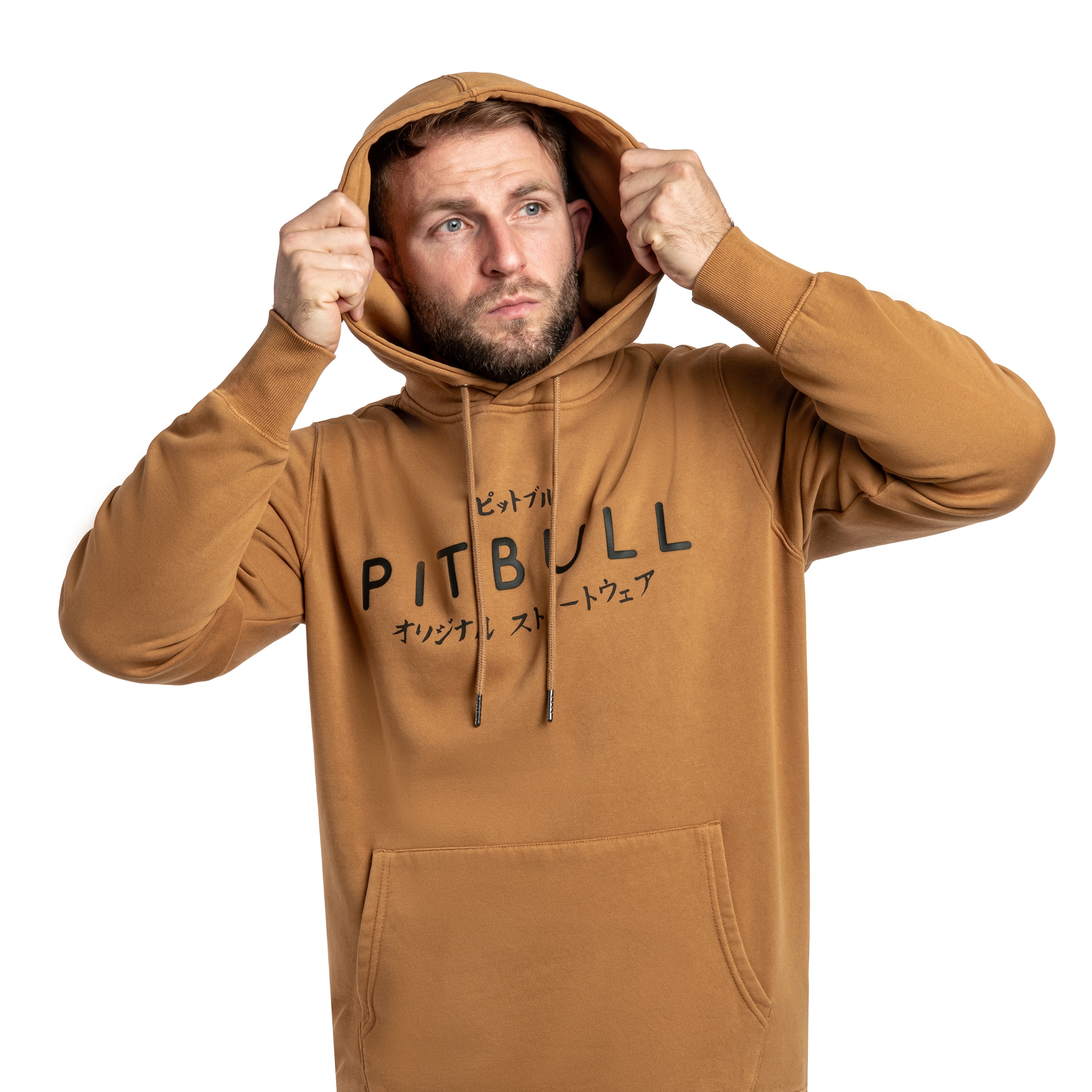Pitbull Washed MT Fuji Hooded Sweatshirt - Yellow