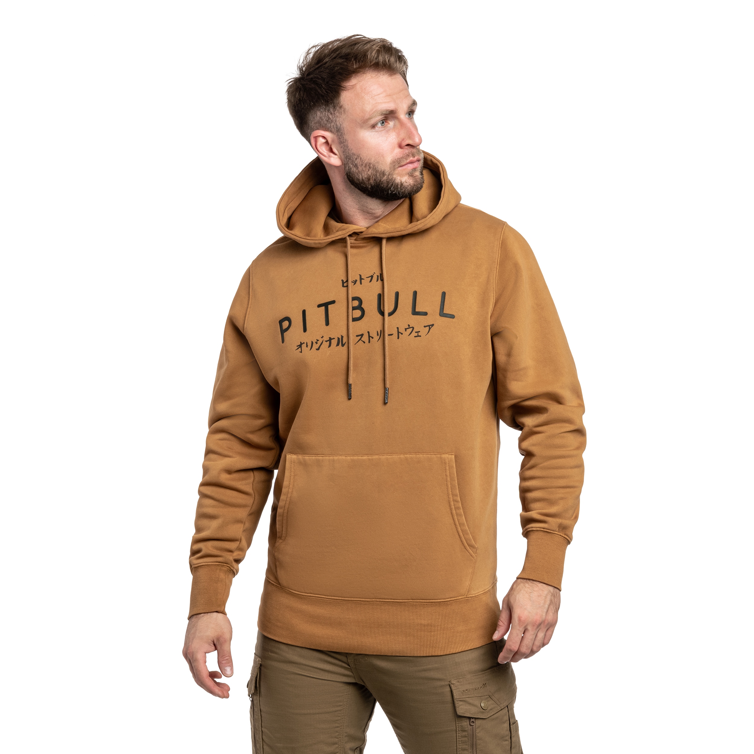 Pitbull Washed MT Fuji Hooded Sweatshirt - Yellow
