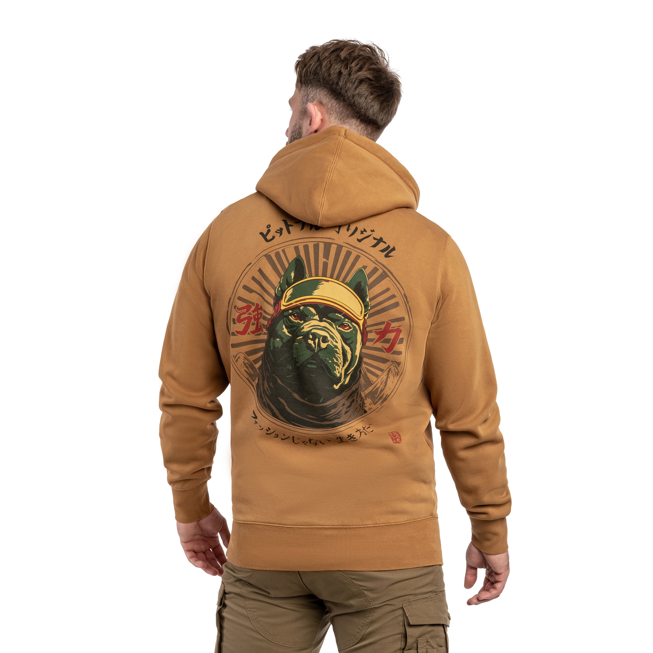 Pitbull Washed MT Fuji Hooded Sweatshirt - Yellow