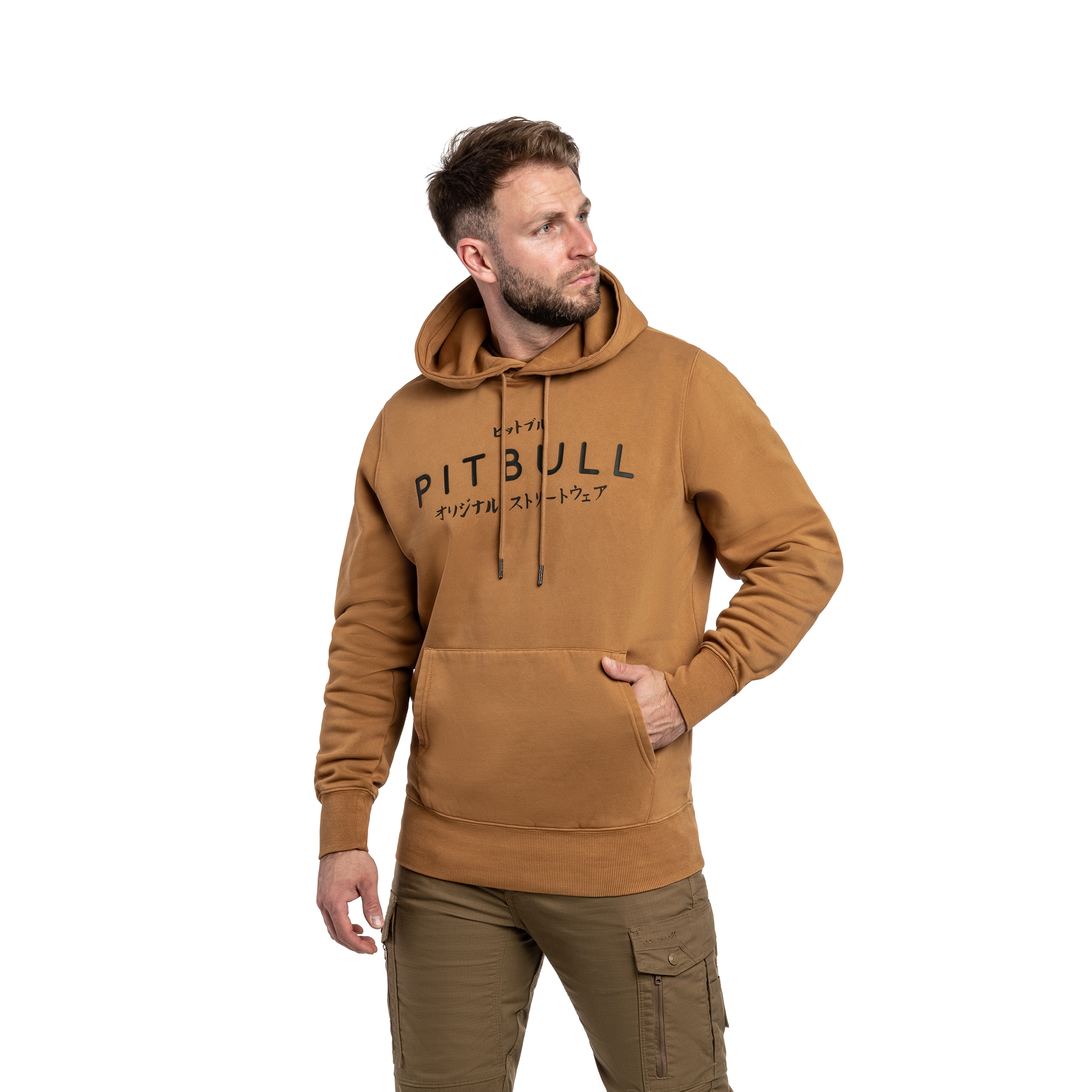 Pitbull Washed MT Fuji Hooded Sweatshirt - Yellow