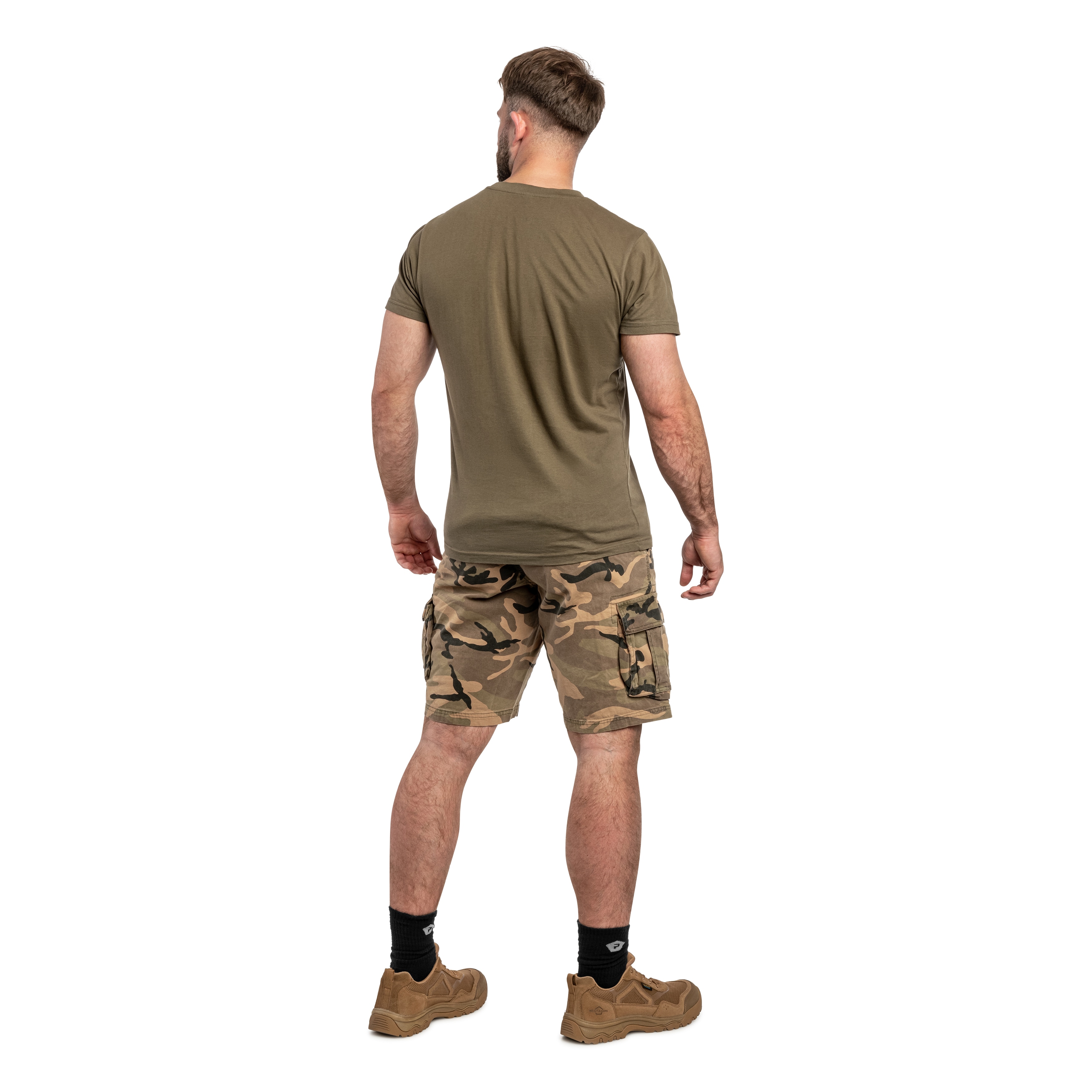 Pitbull Jackal Shorts - Woodland Camo