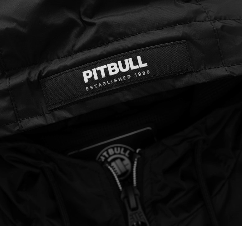 Kurtka Pitbull Athletic Logo II Hooded - Black