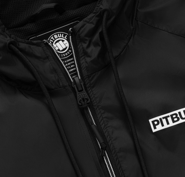 Kurtka Pitbull Athletic Logo II Hooded - Black