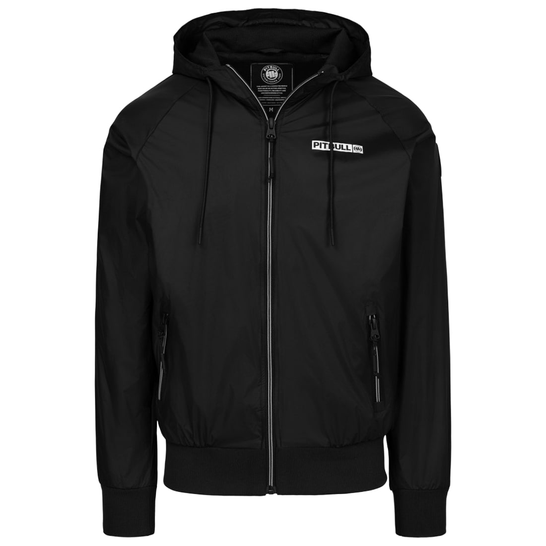 Kurtka Pitbull Athletic Logo II Hooded - Black