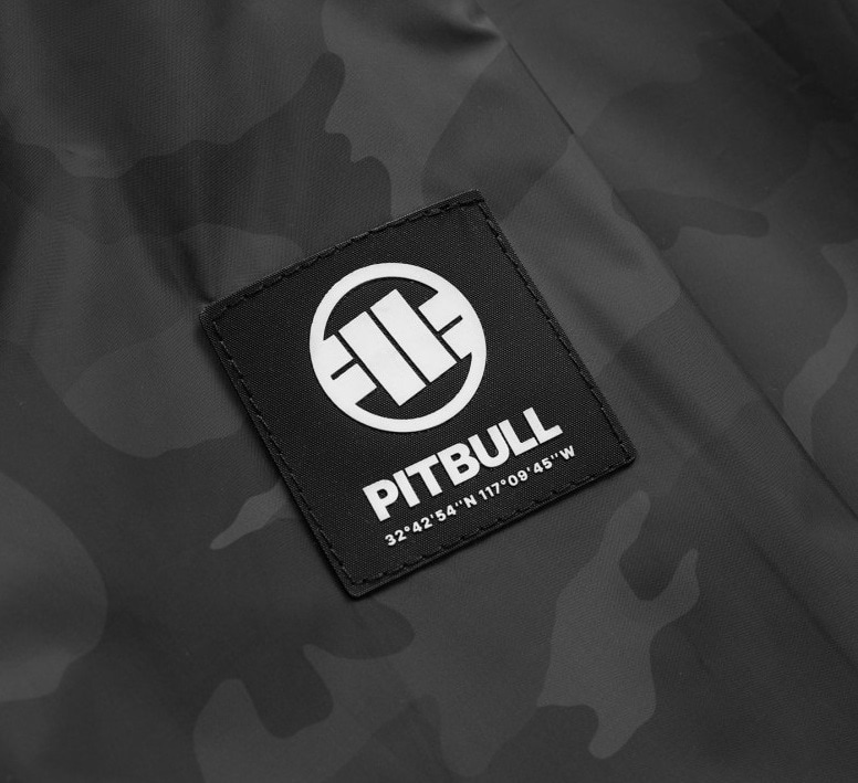 Kurtka Pitbull Athletic Logo II Hooded - Black Camo