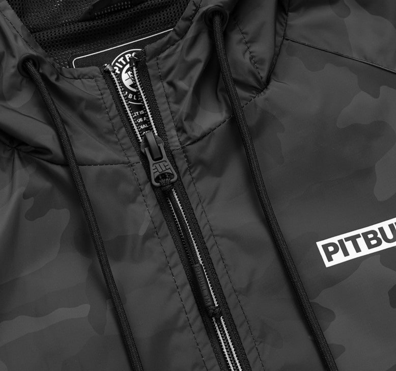 Kurtka Pitbull Athletic Logo II Hooded - Black Camo